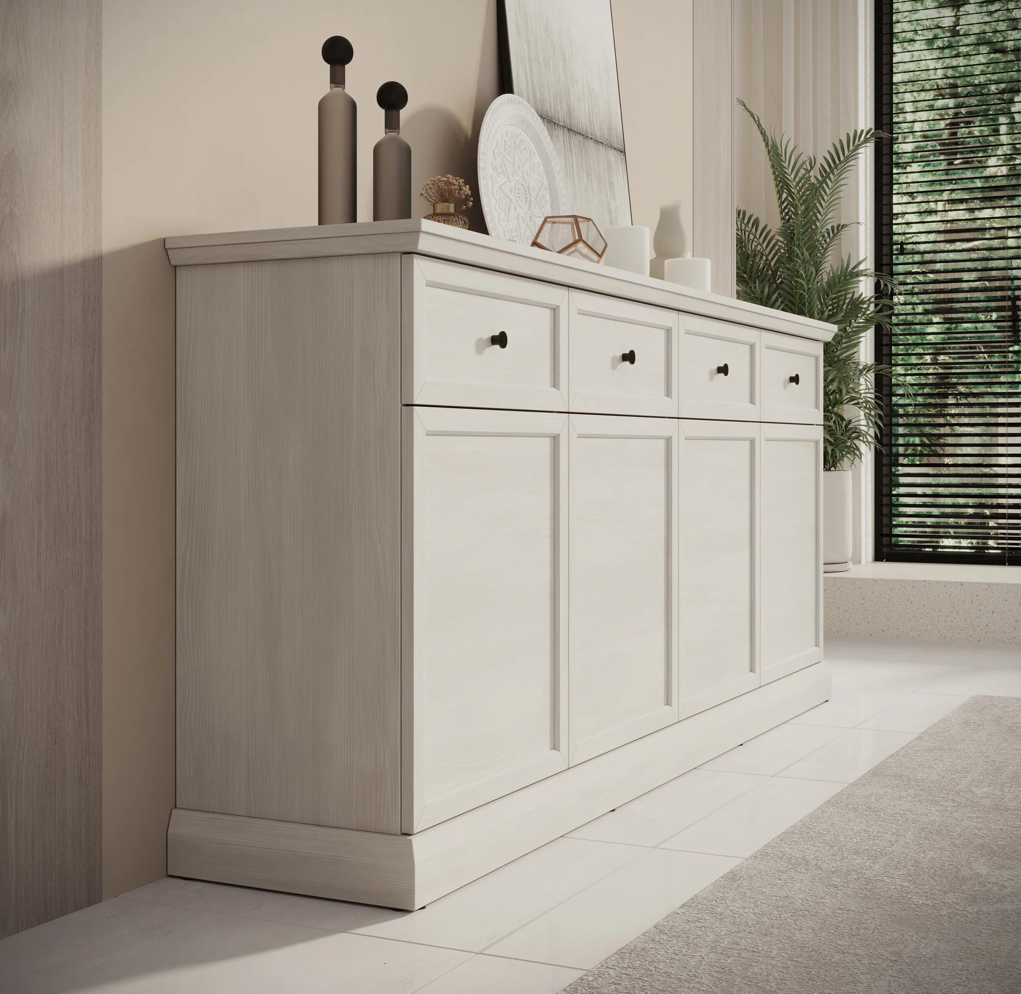 Leroy - Dressoir - Wit - 193x40x86 cm - Image 4