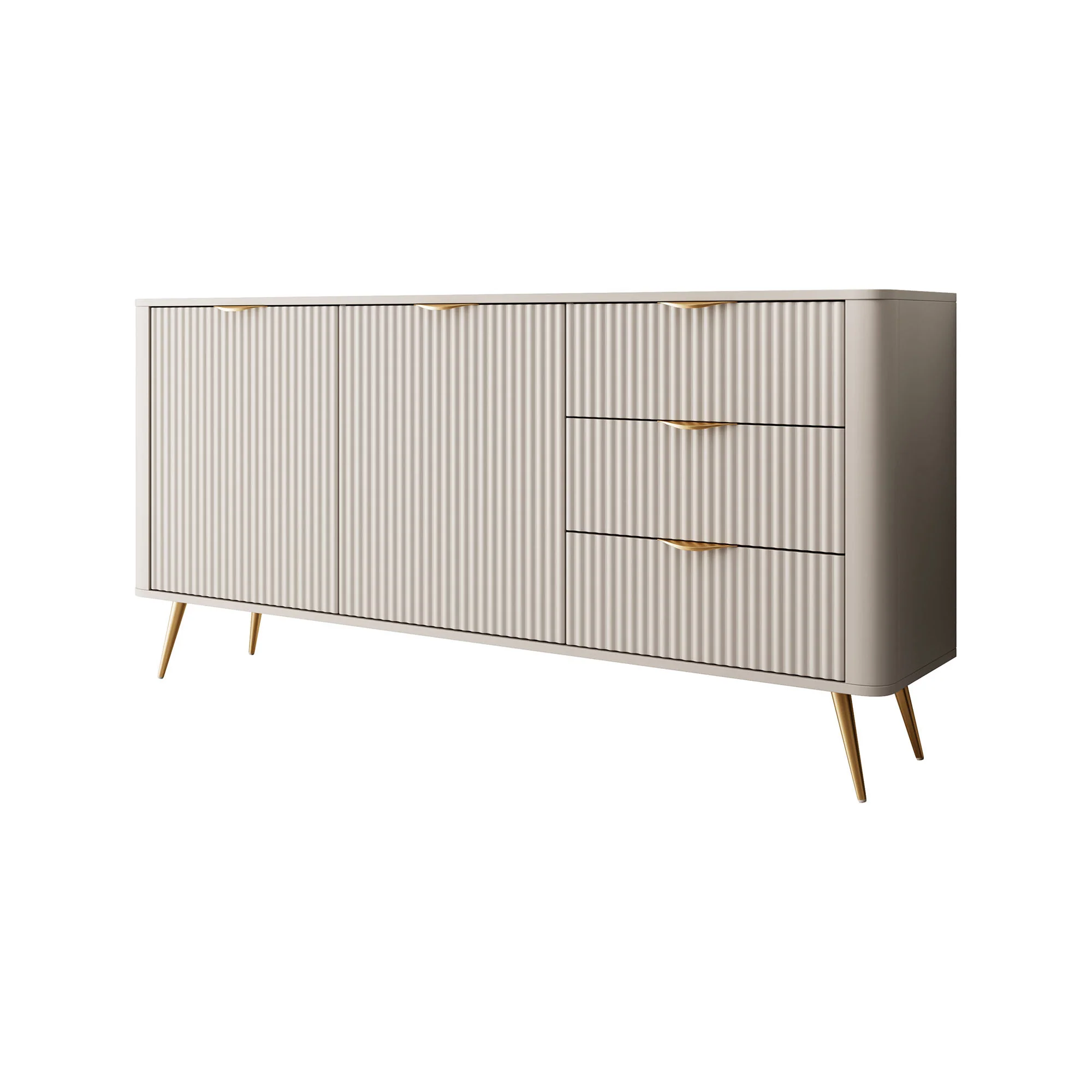 Lima - Dressoir - Beige - 163x38x81 cm - Image 6