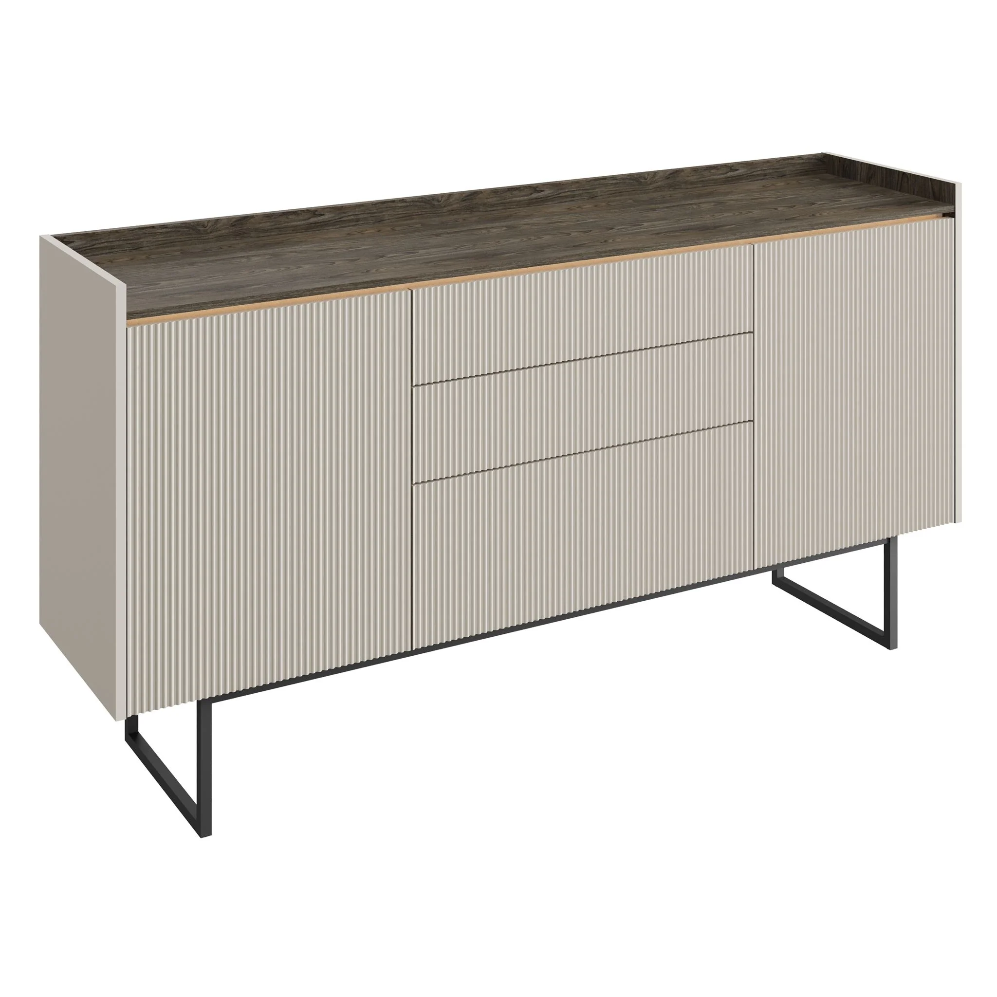 Linq - Dressoir - Beige - 166x40x86 cm - Image 6