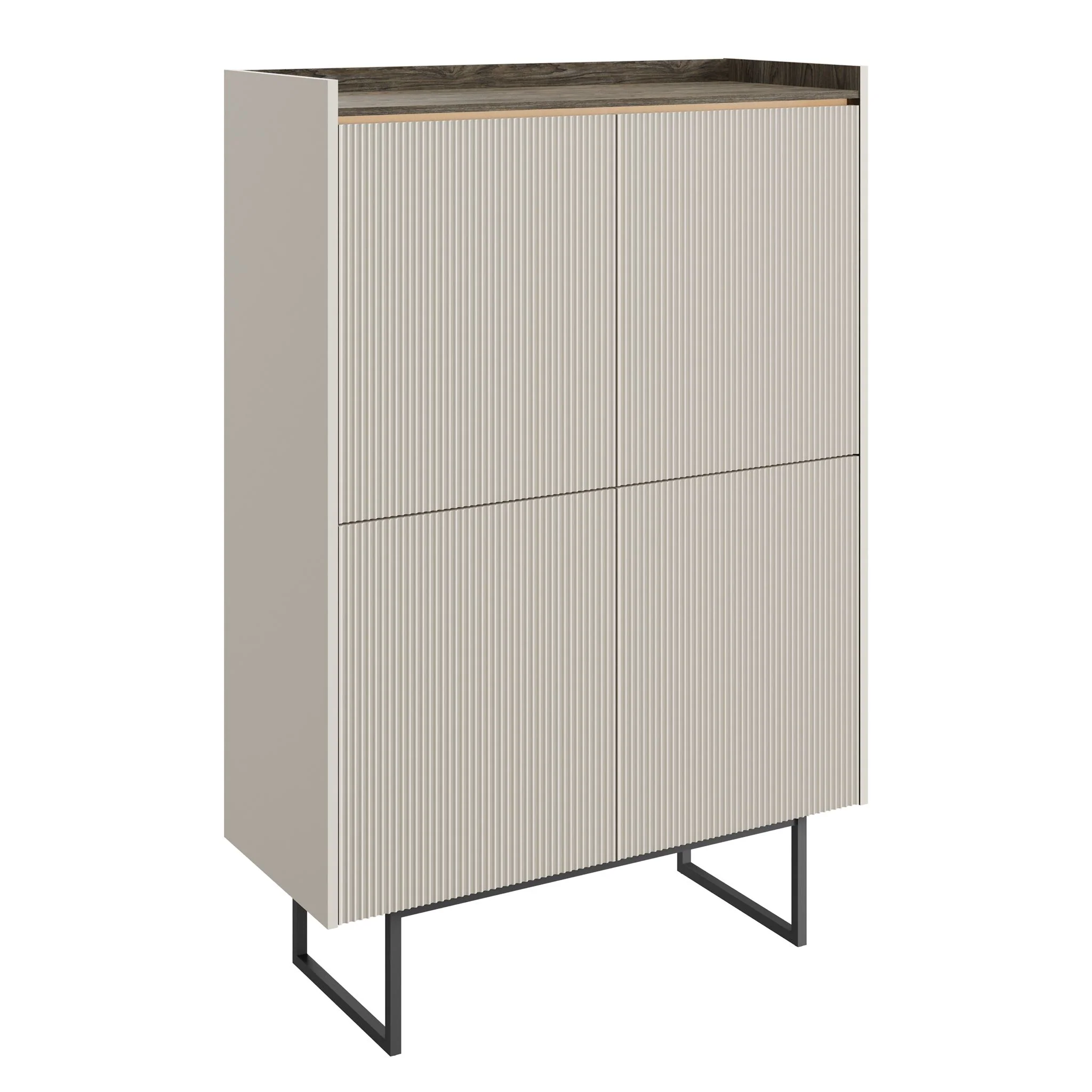 Linq - Dressoir - Beige - 98x40x144 cm - Image 6