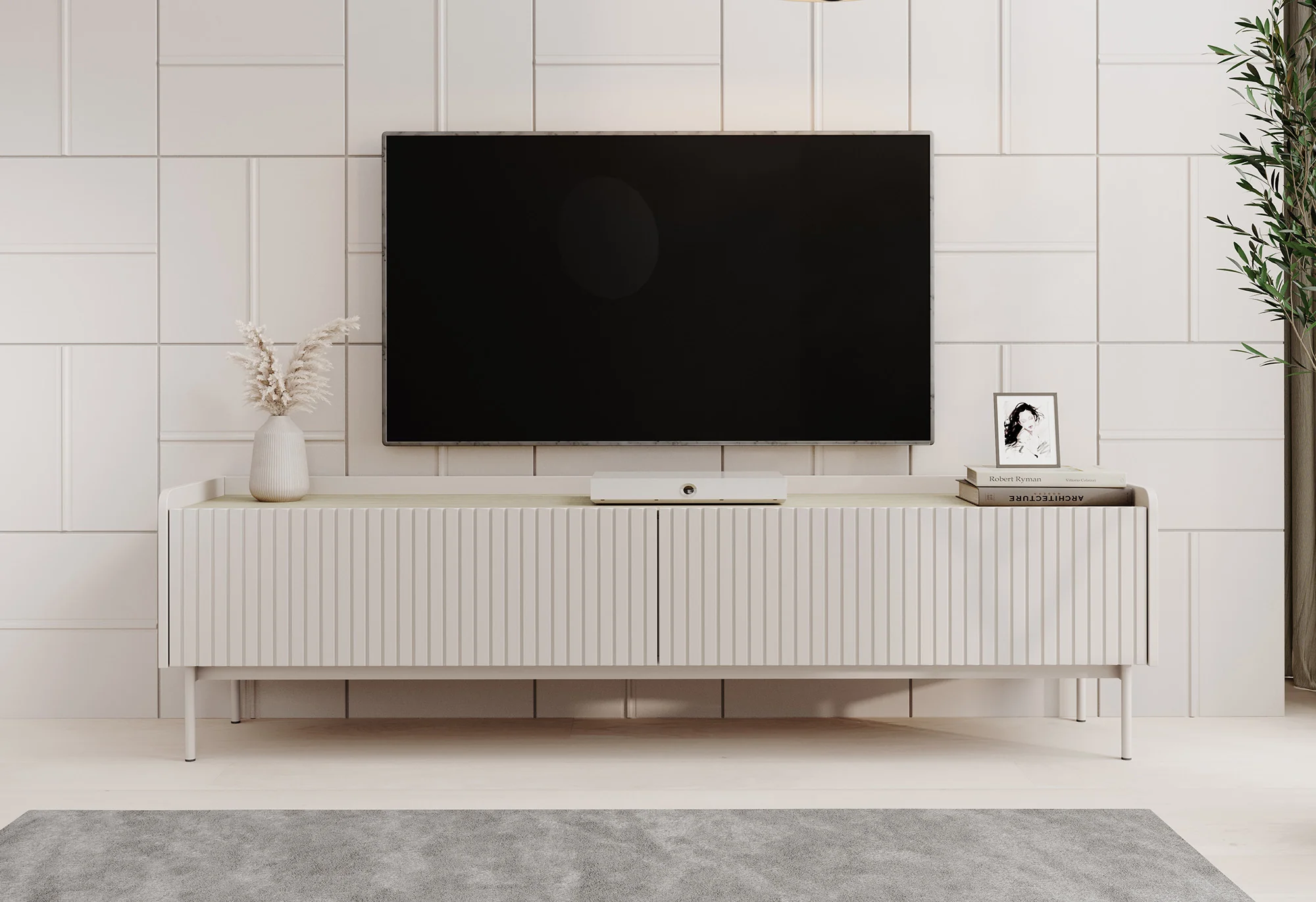 Livako - TV-Meubel - Beige  - 181 cm - Image 2