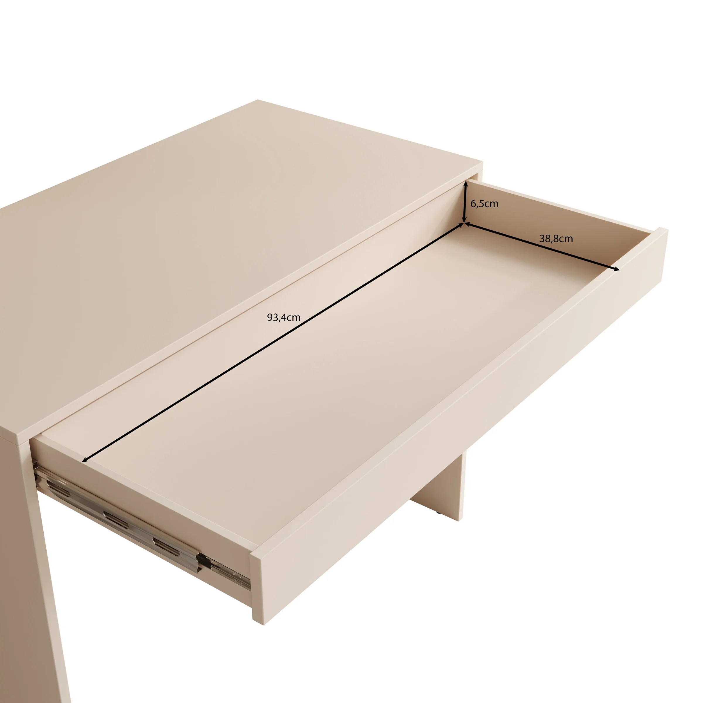 Lombok - Bureau - Beige - 100x50x76 cm - Image 7