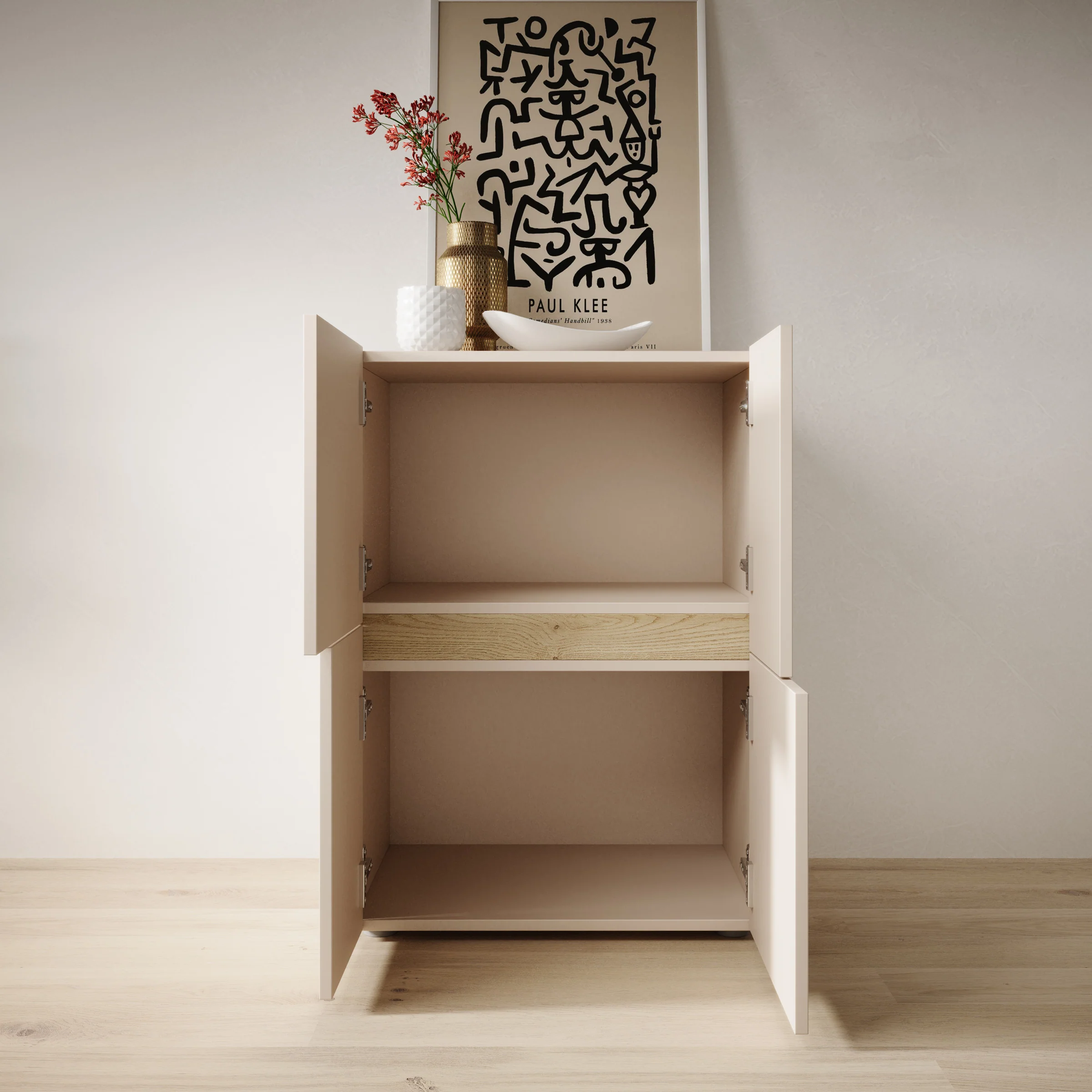 Lombok - Dressoir - Beige - 60x42x84 cm - Image 2