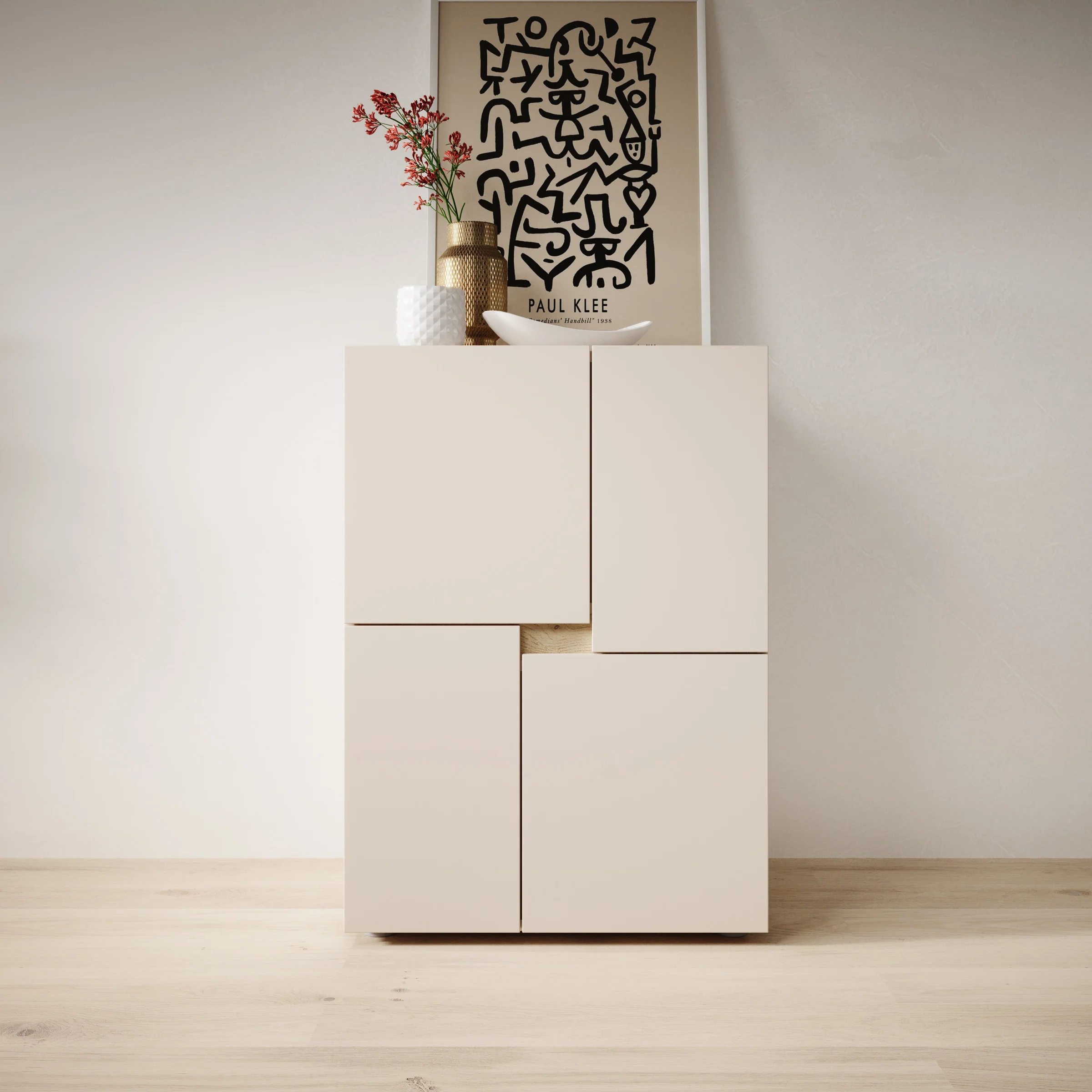 Lombok - Dressoir - Beige - 60x42x84 cm - Image 3