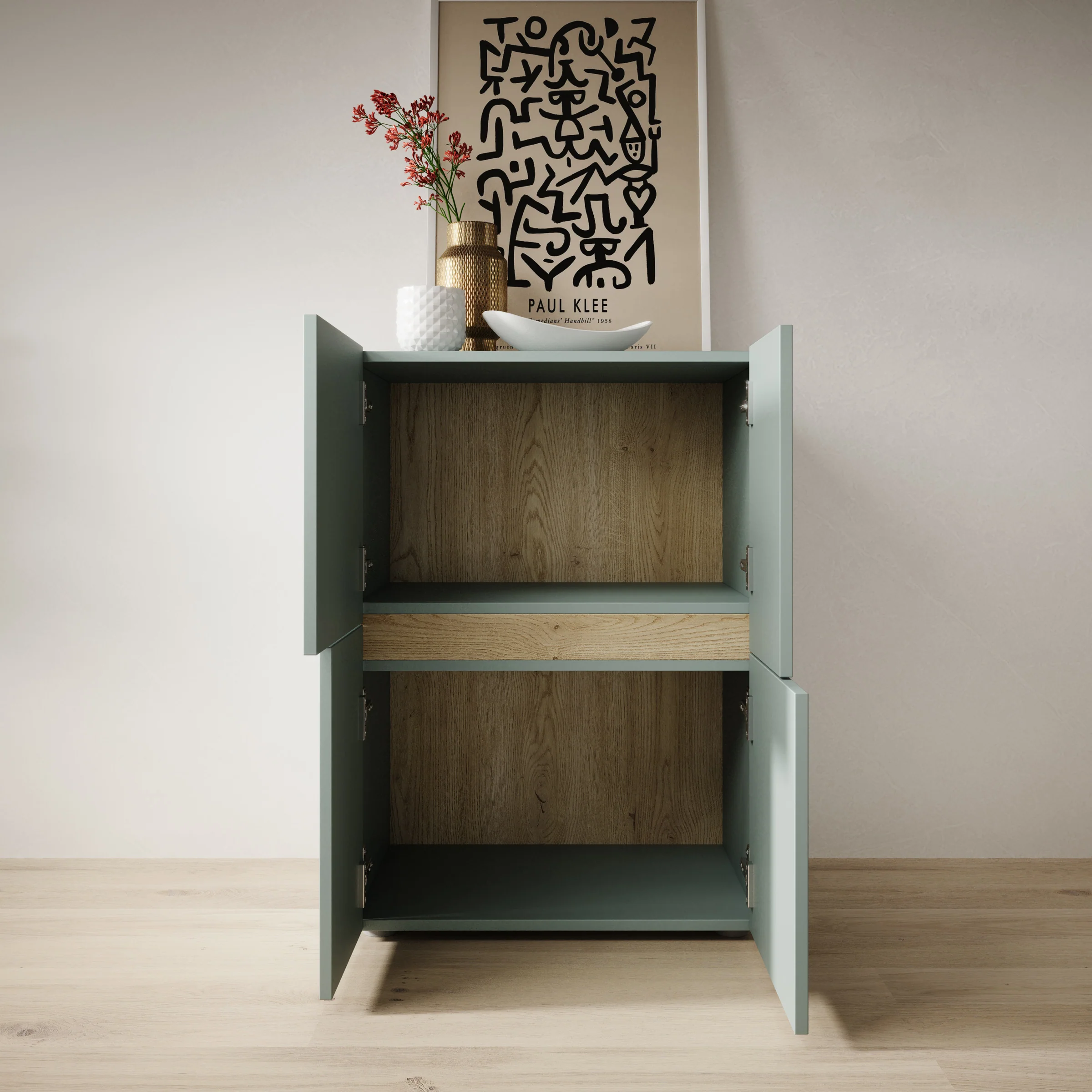 Lombok - Dressoir - Groen - 60x42x84 cm - Image 2