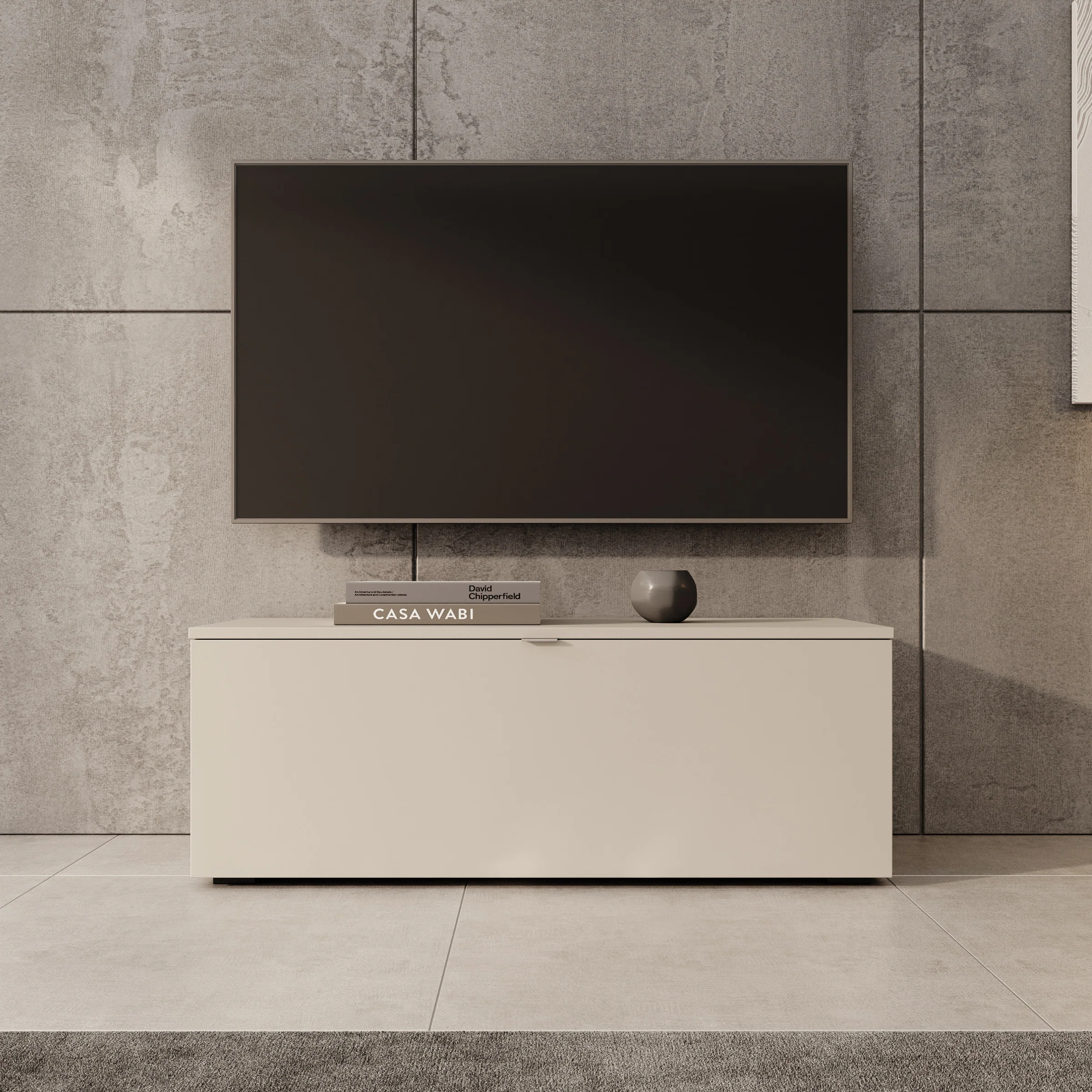 Lornes - TV-Meubel - Beige - 100x35x38 cm - Image 3