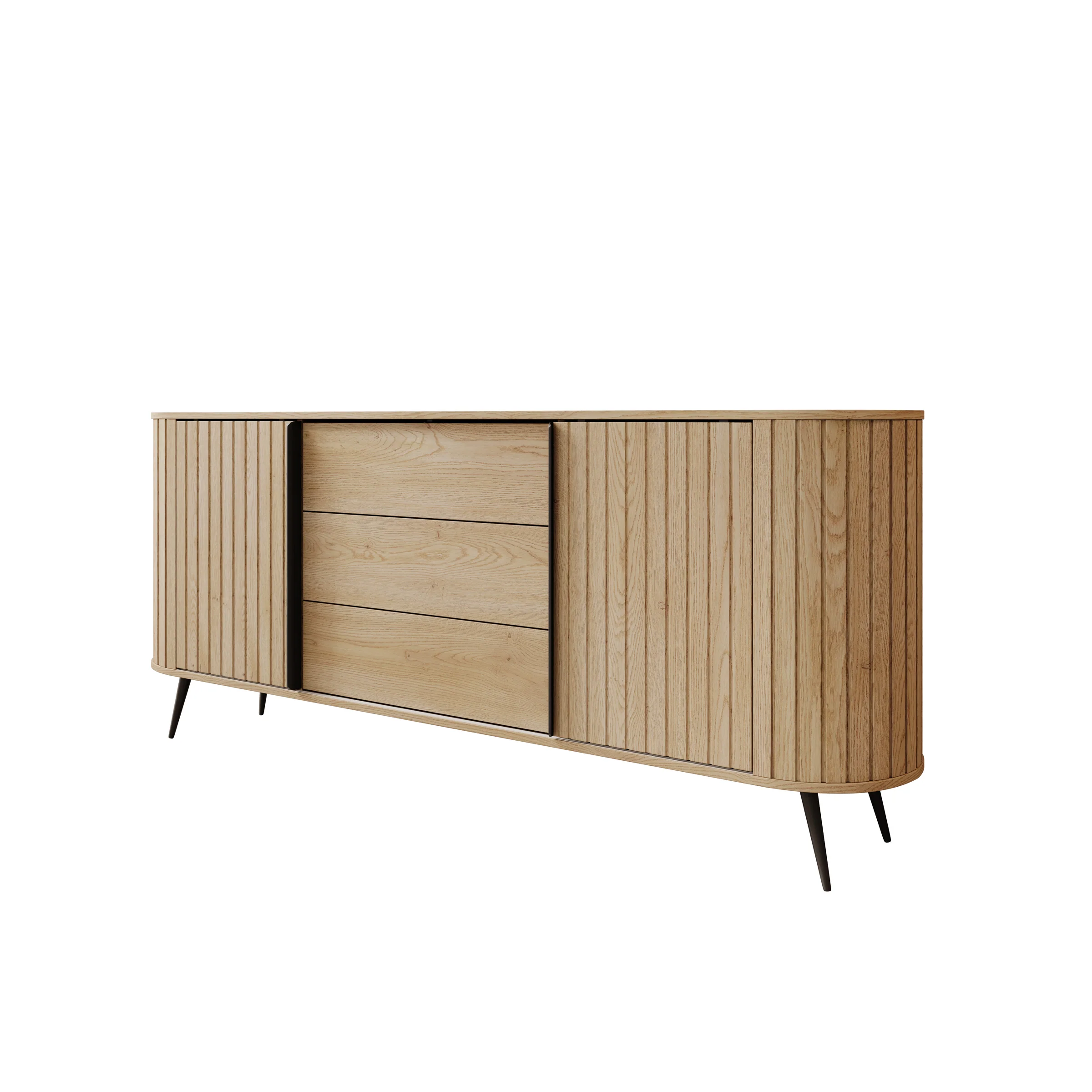 Loro - Dressoir - Eikenpatroon - 196x40x82 cm - Image 9