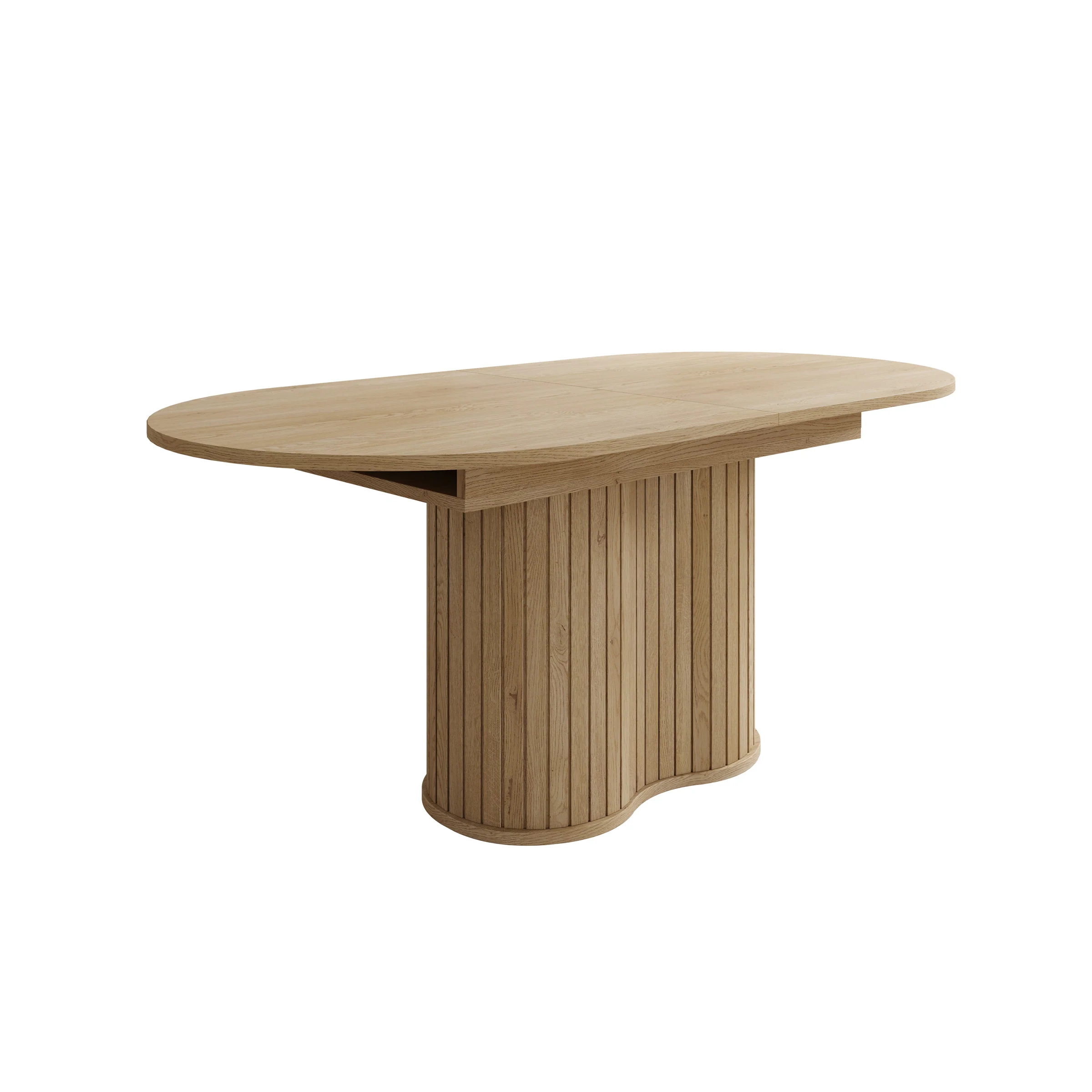 Loro - Eetkamertafel ovaal - Uitschuifbaar - Eikenpatroon - 180-220x90x76 cm - Image 7
