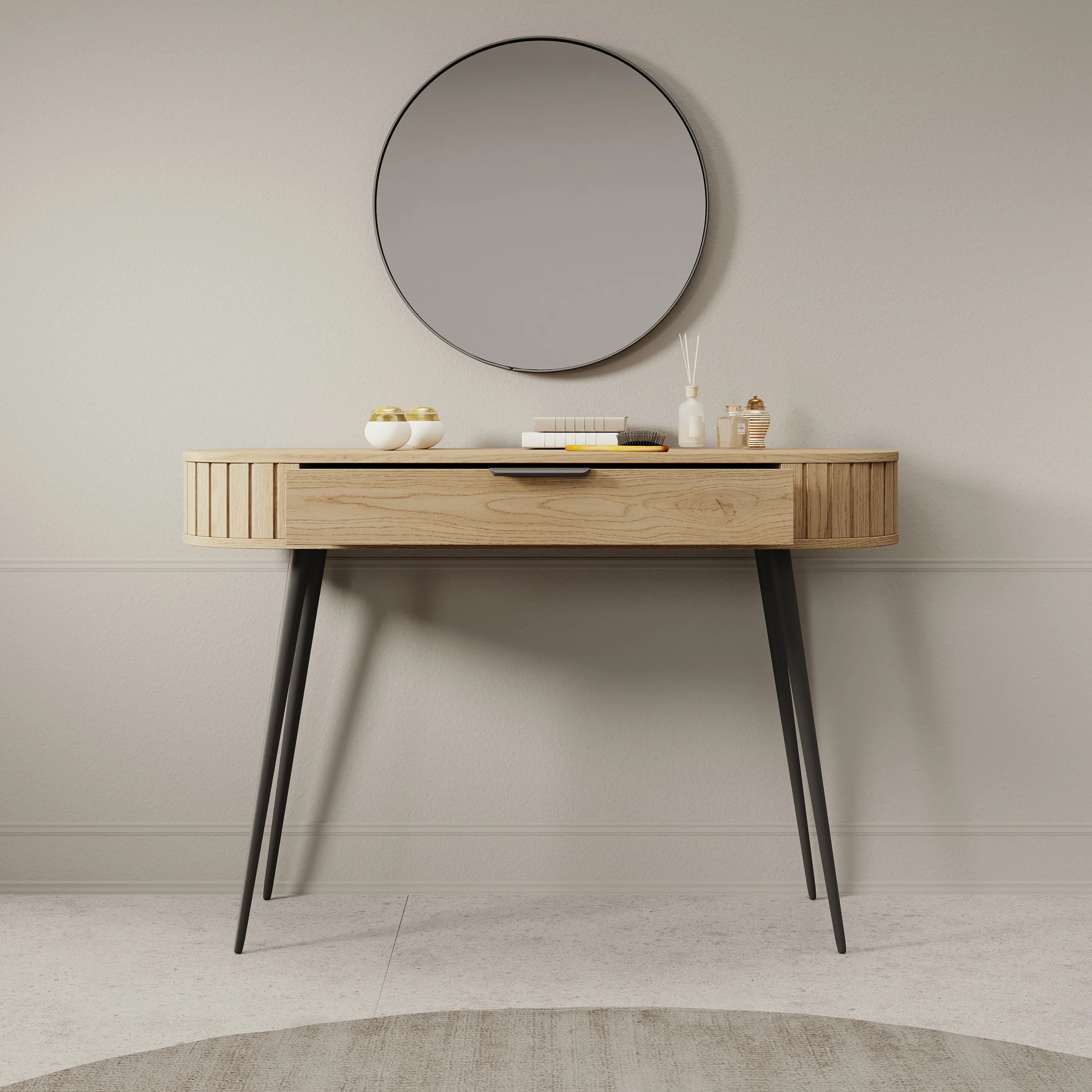 Loro - Kaptafel - Eikenpatroon - 120x40x80 cm - Image 2