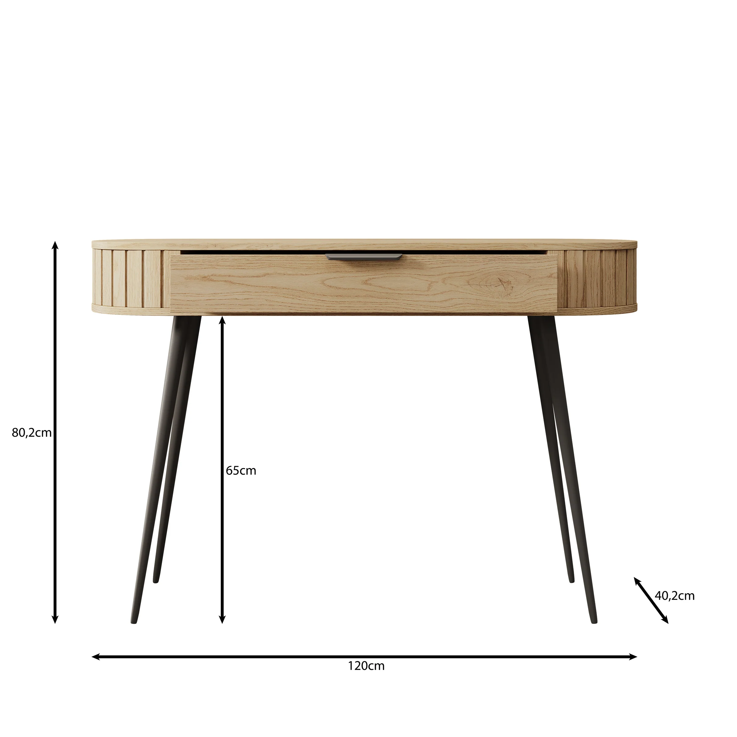 Loro - Kaptafel - Eikenpatroon - 120x40x80 cm - Image 6
