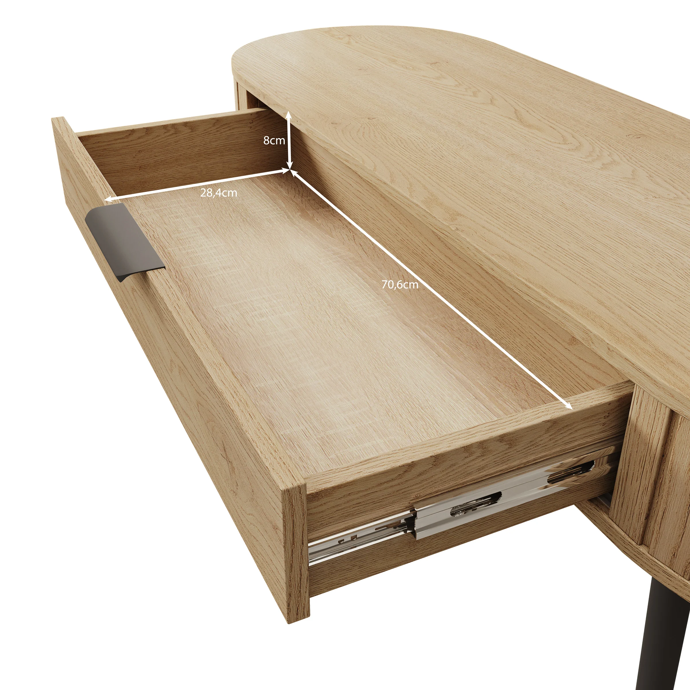 Loro - Kaptafel - Eikenpatroon - 120x40x80 cm - Image 7