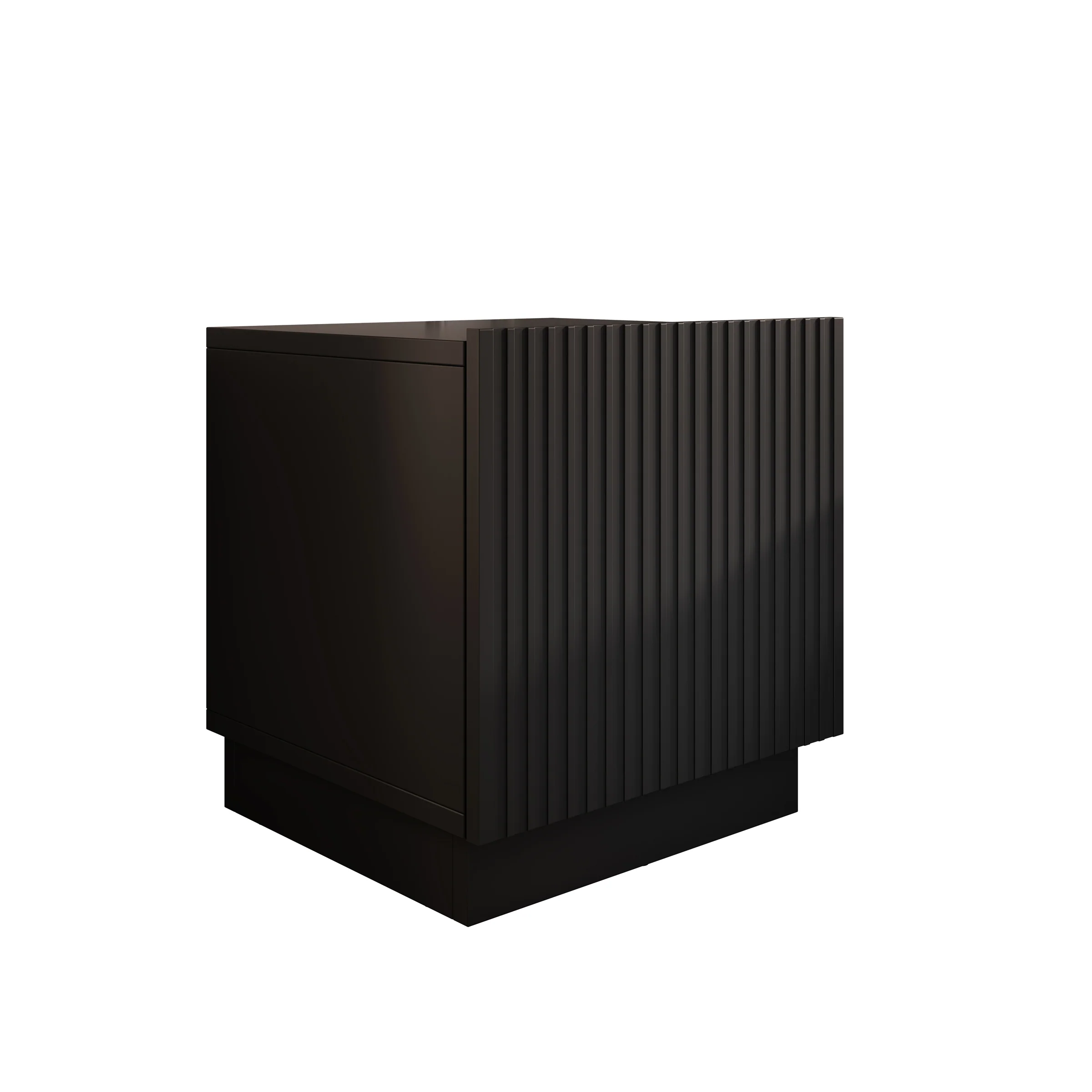 Lucera - Nachtkastje - Zwart - 45x42x47 cm - Image 5