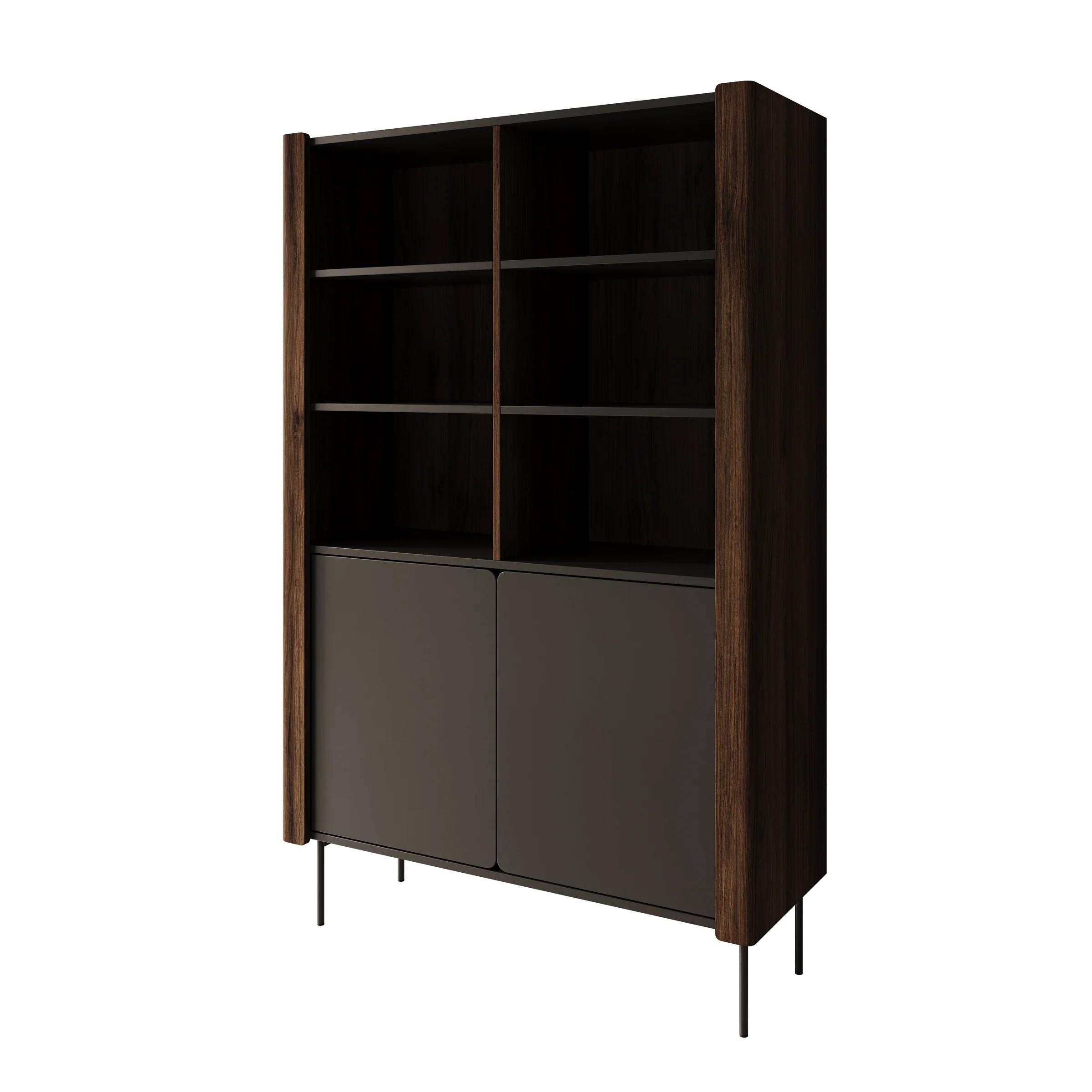 Lux - Boekenkast - Zwart - 105x40x167 cm - Image 6