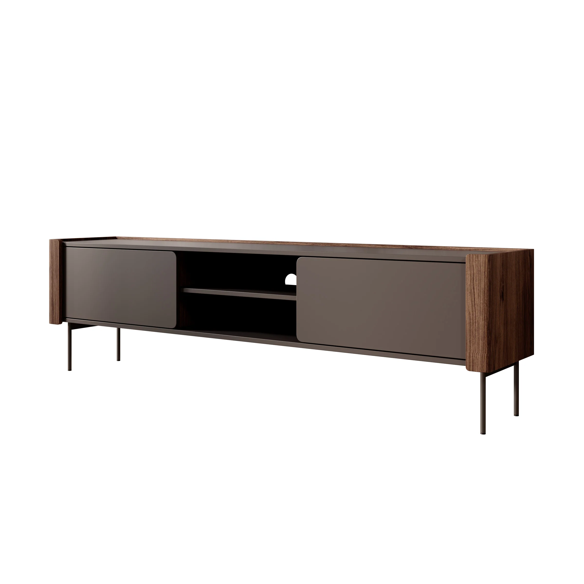 Lux - TV-Meubel - Zwart - 180x39x52 cm - Image 6
