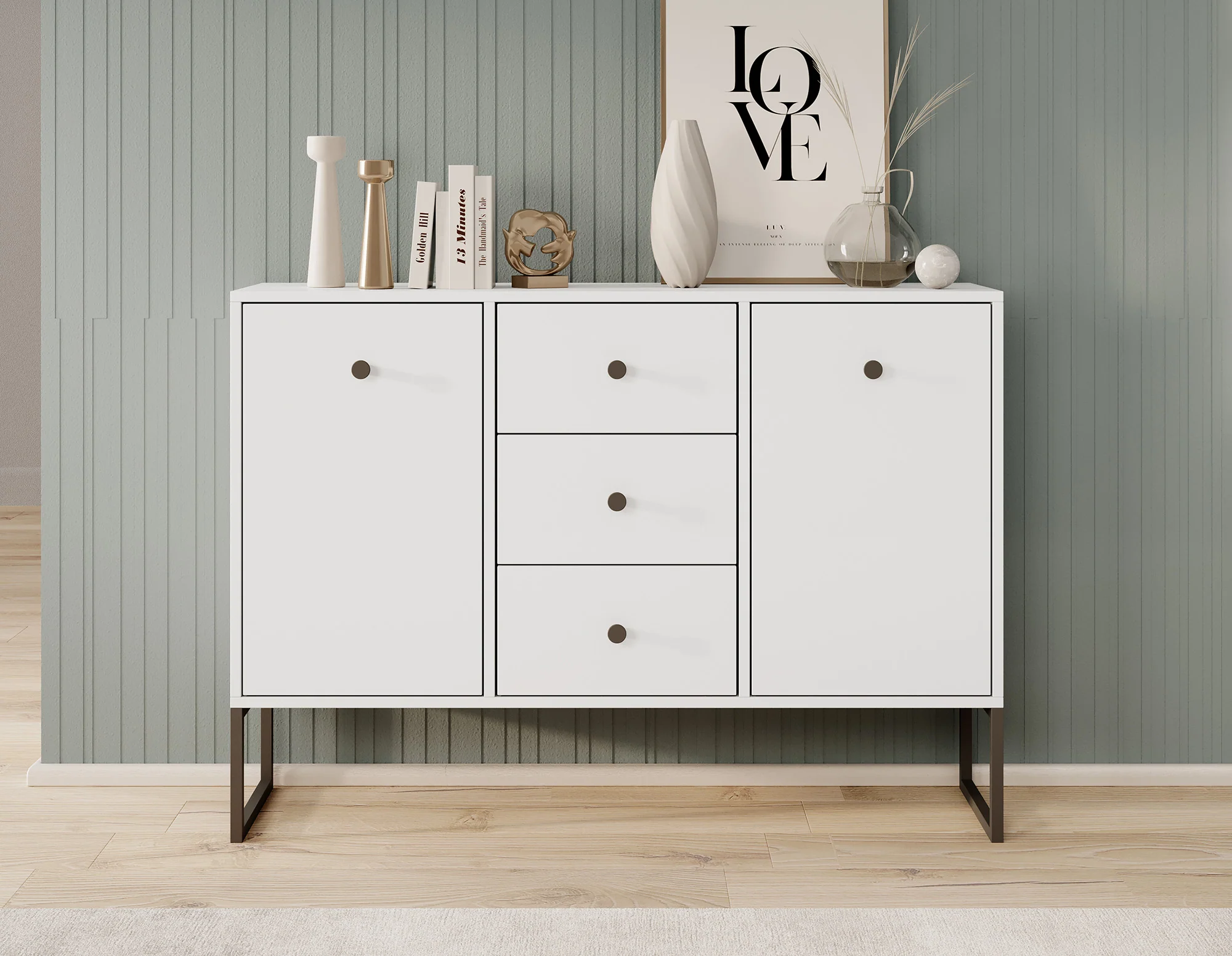 Lyndall 2 - Dressoir - Wit - 115x33x82 cm - Image 2