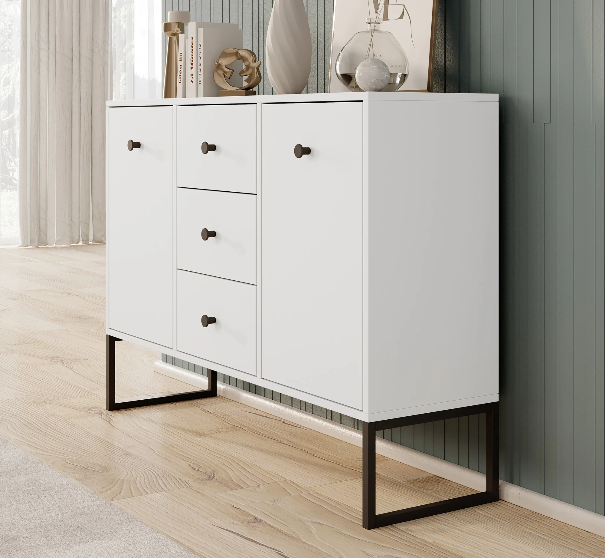 Lyndall 2 - Dressoir - Wit - 115x33x82 cm - Image 4