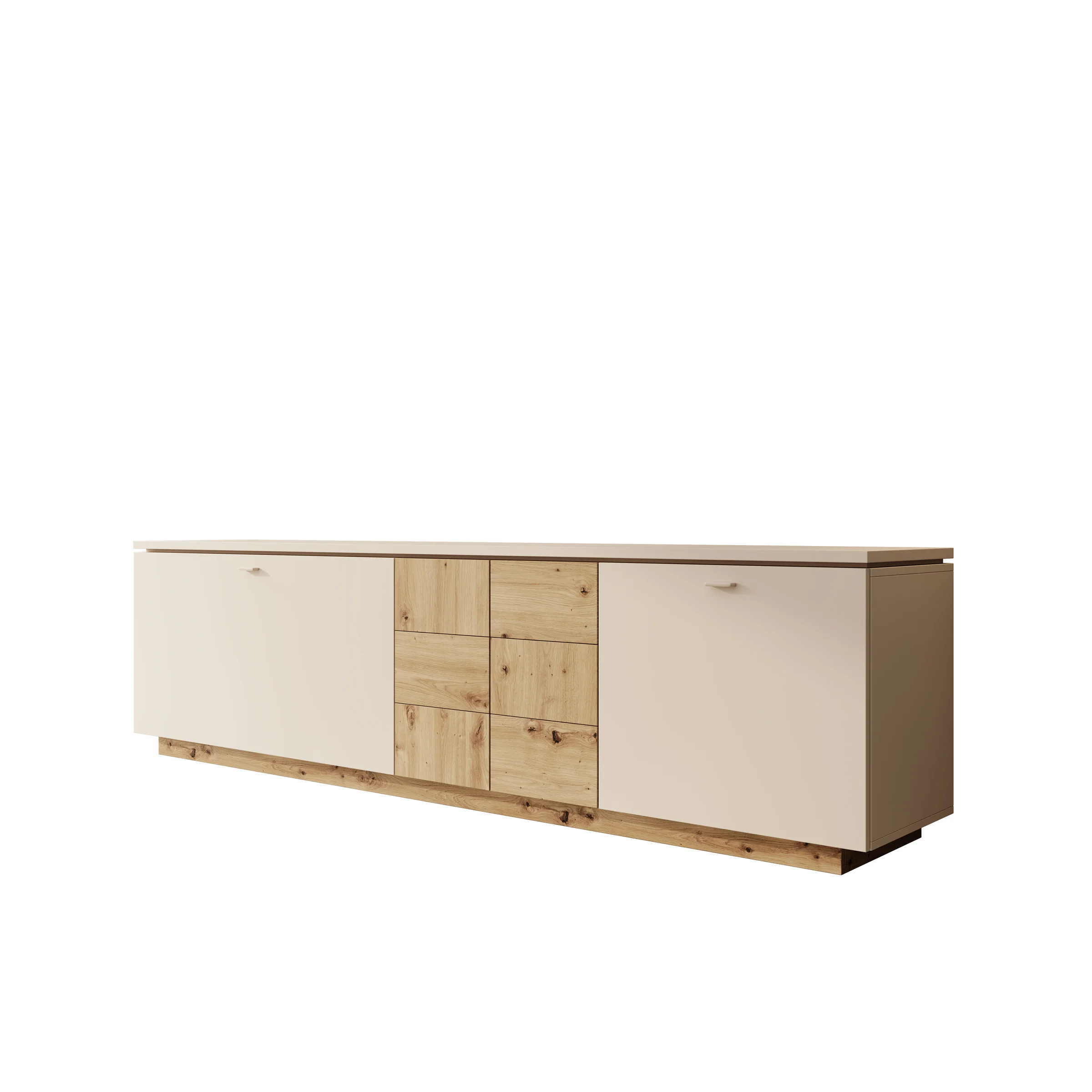 Lynora - TV-Meubel - Beige - 225x42x58 cm - Image 7