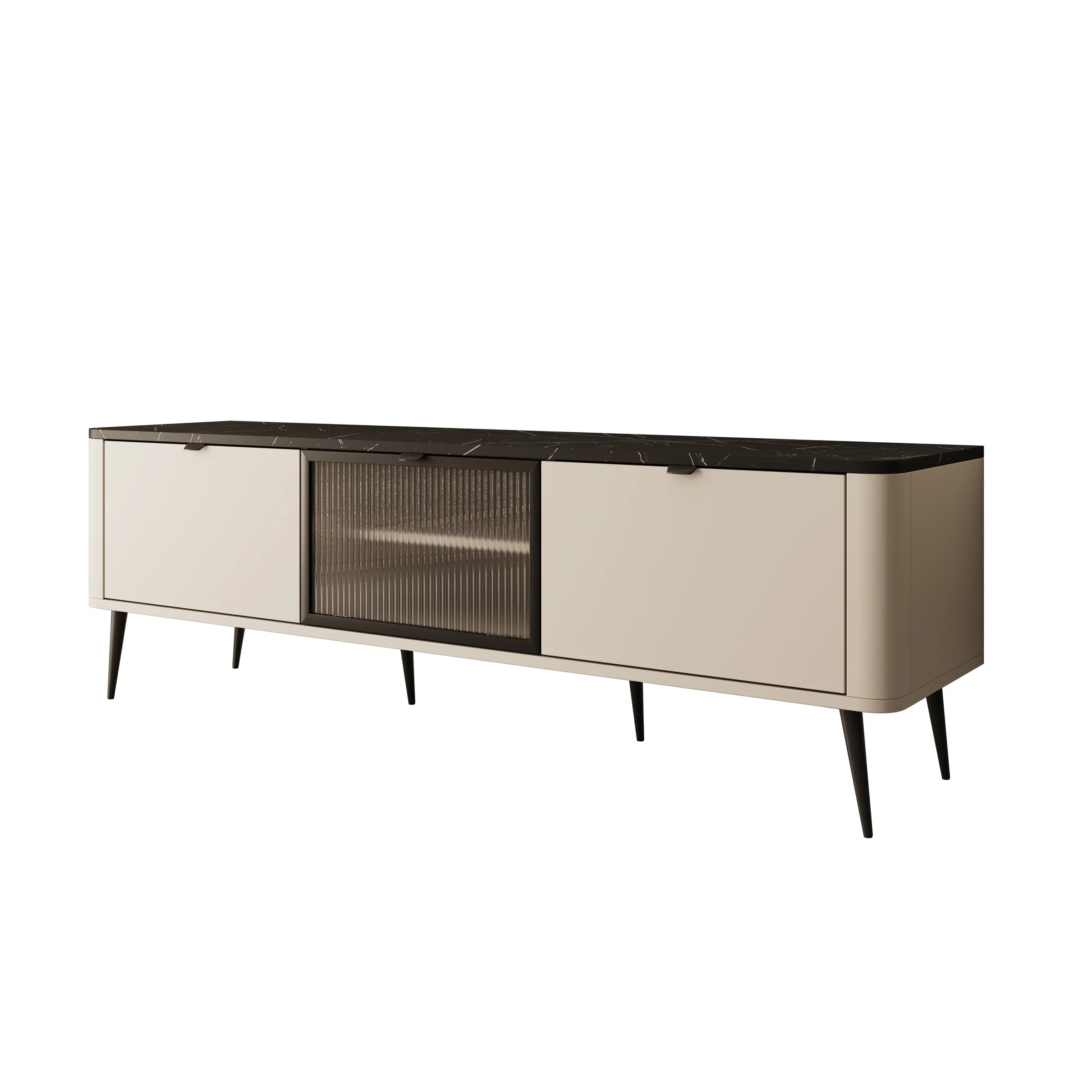 Mace - TV-Meubel - Beige - 160x40x52 cm - Image 7