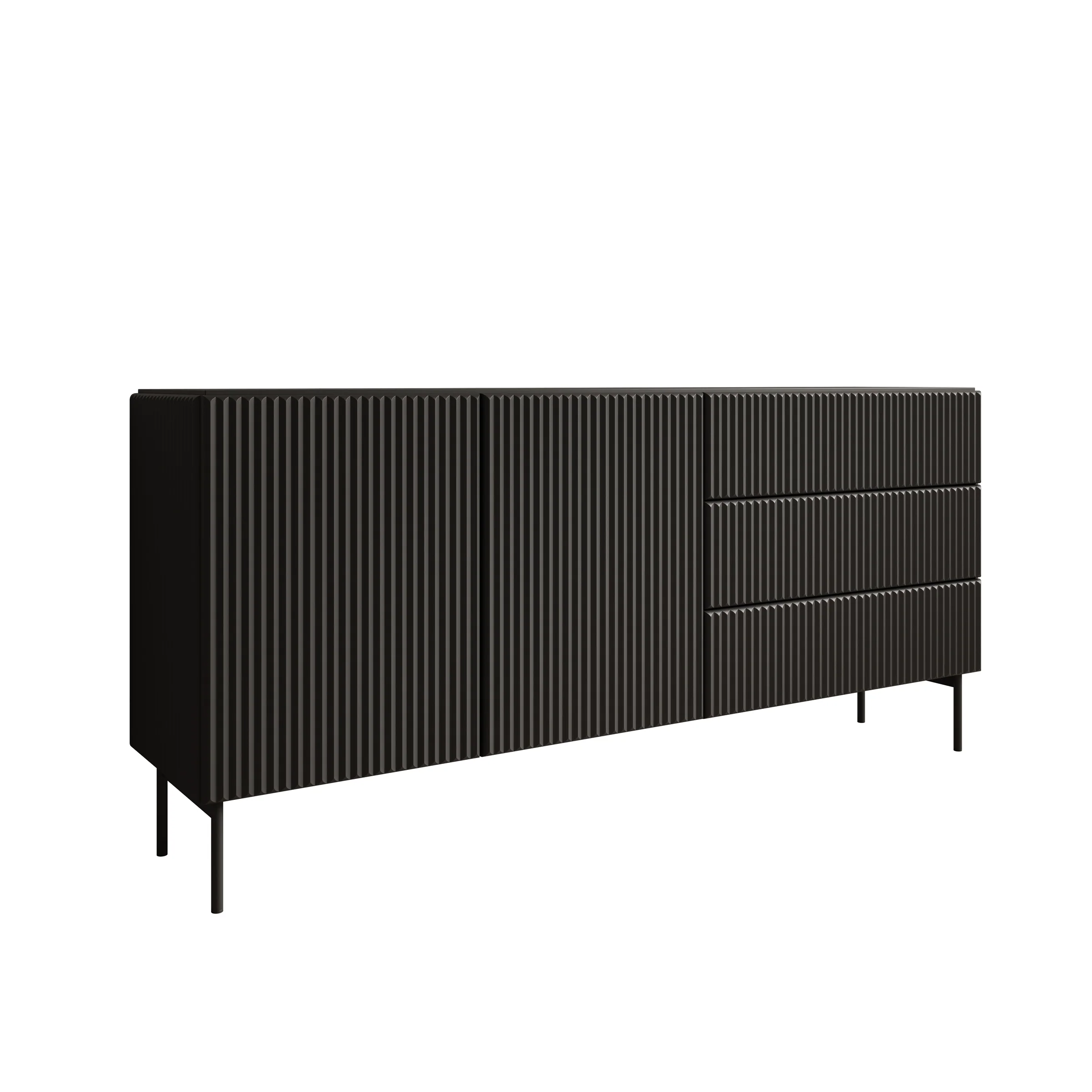Marajo - Dressoir - Zwart - 177x40x81 cm - Image 7