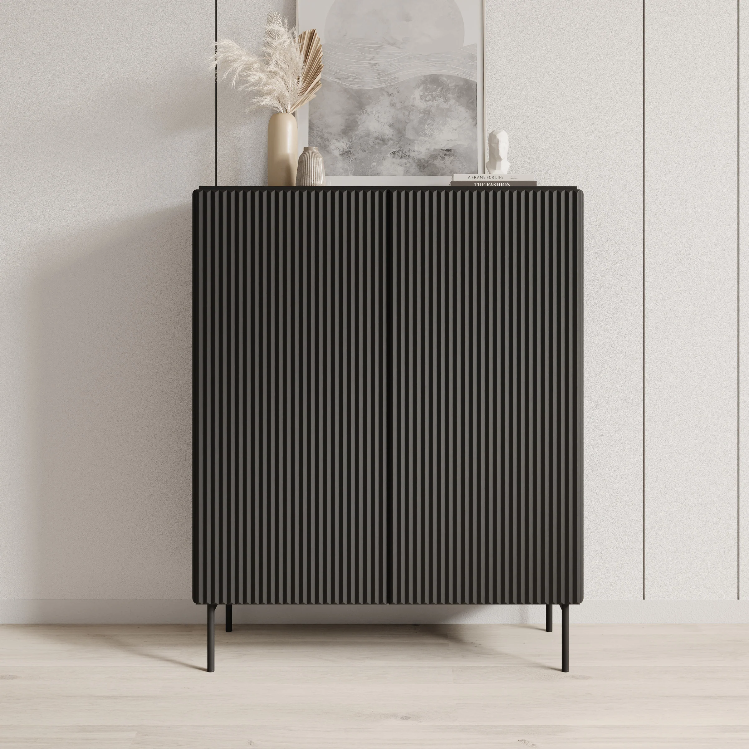 Marajo - Dressoir - Zwart - 99x40x123 cm - Image 3