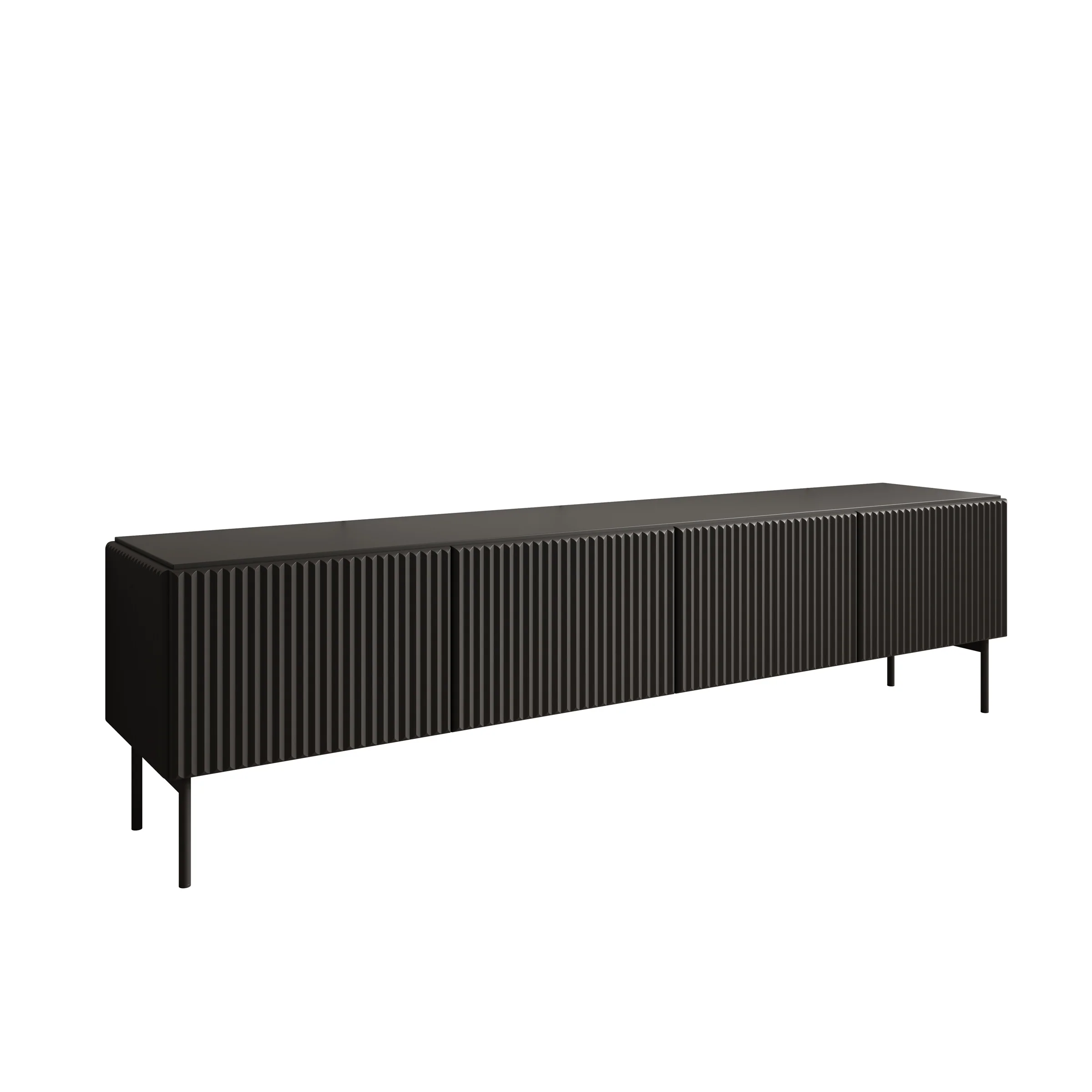 Marajo - TV-Meubel - Zwart - 195x40x51 cm - Image 6