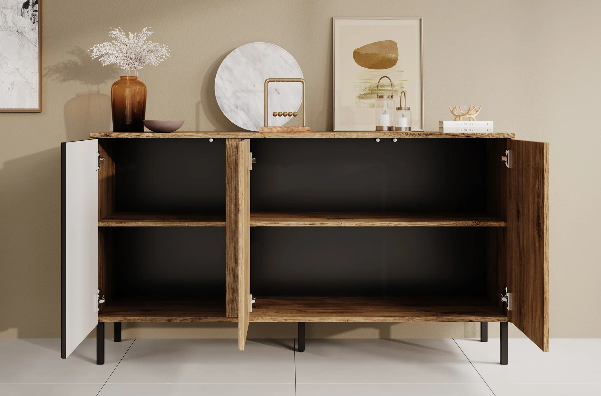 Margareth - Dressoir - Eiken - 145x41x80 cm - Image 3
