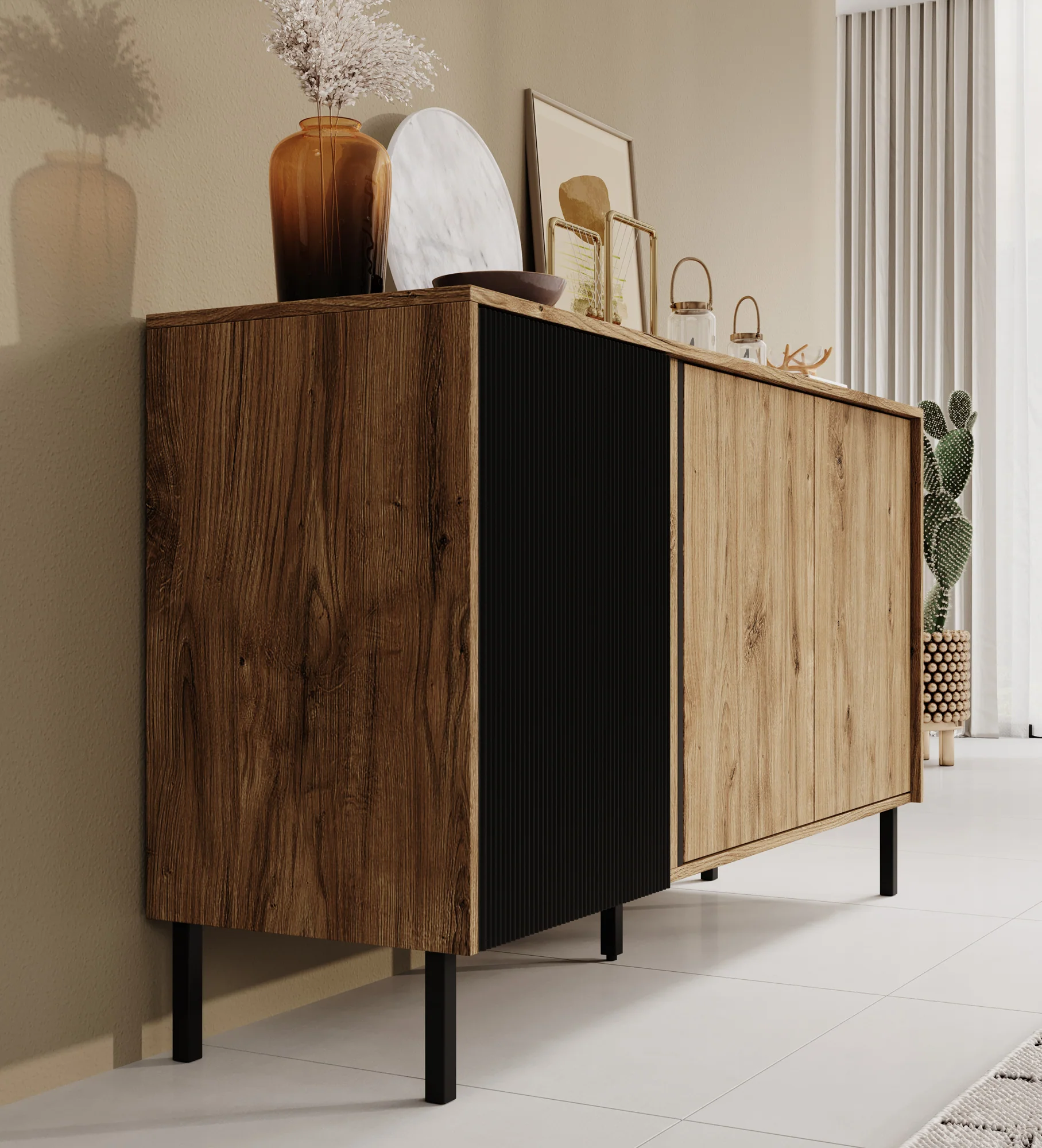 Margareth - Dressoir - Eiken - 145x41x80 cm - Image 4