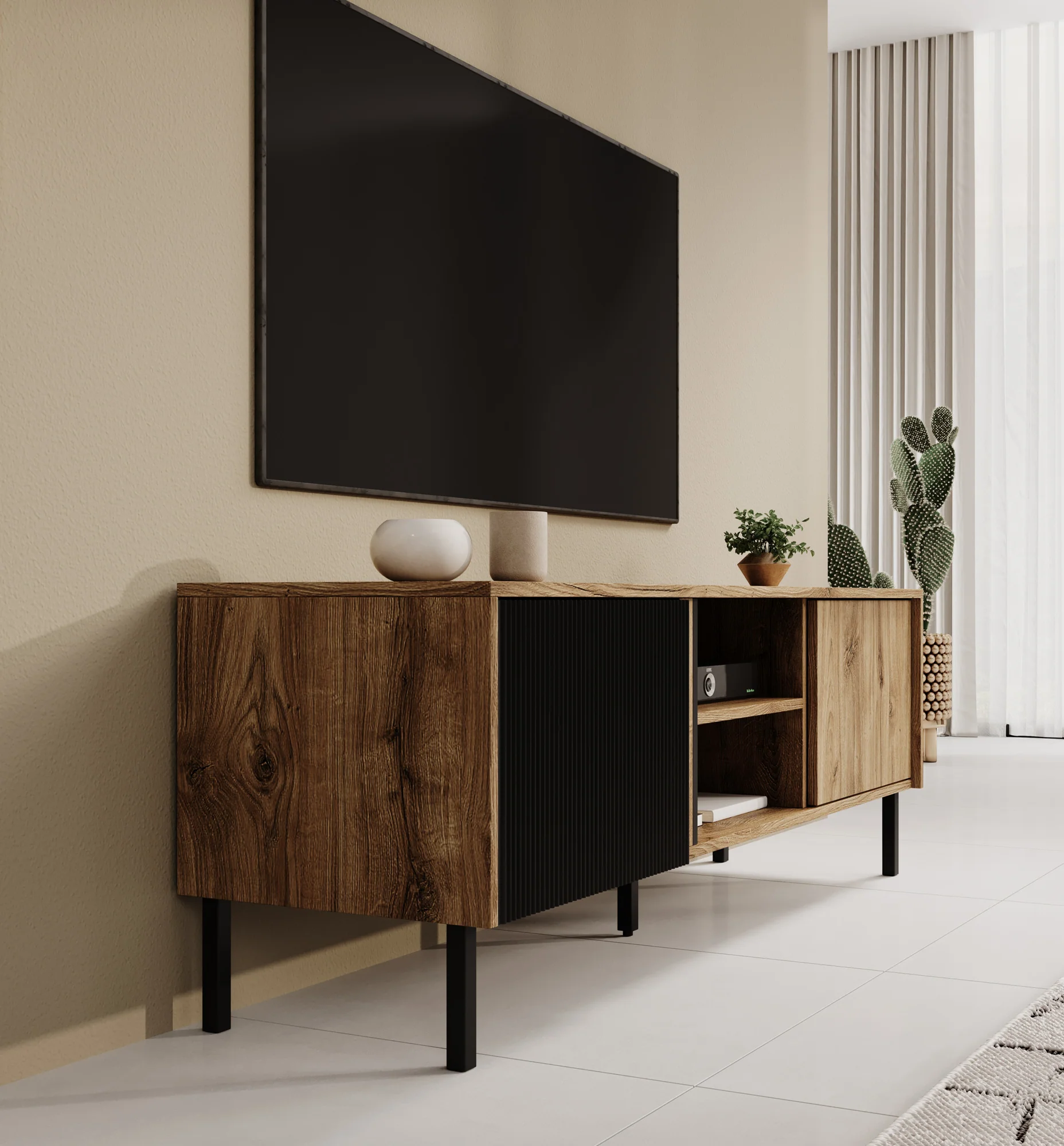 Margareth - TV-Meubel - Eiken  - 150 cm - Image 4