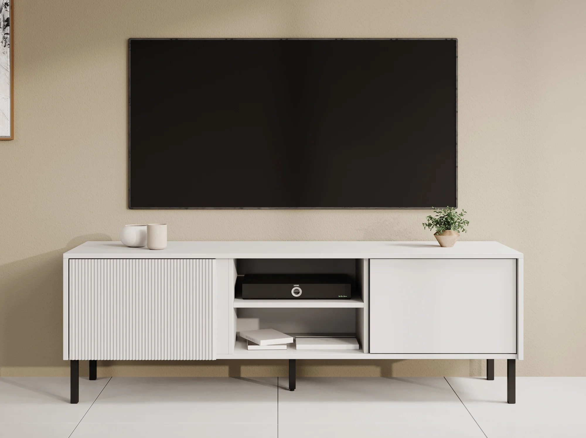 Margareth - TV-Meubel - Wit  - 150 cm - Image 2