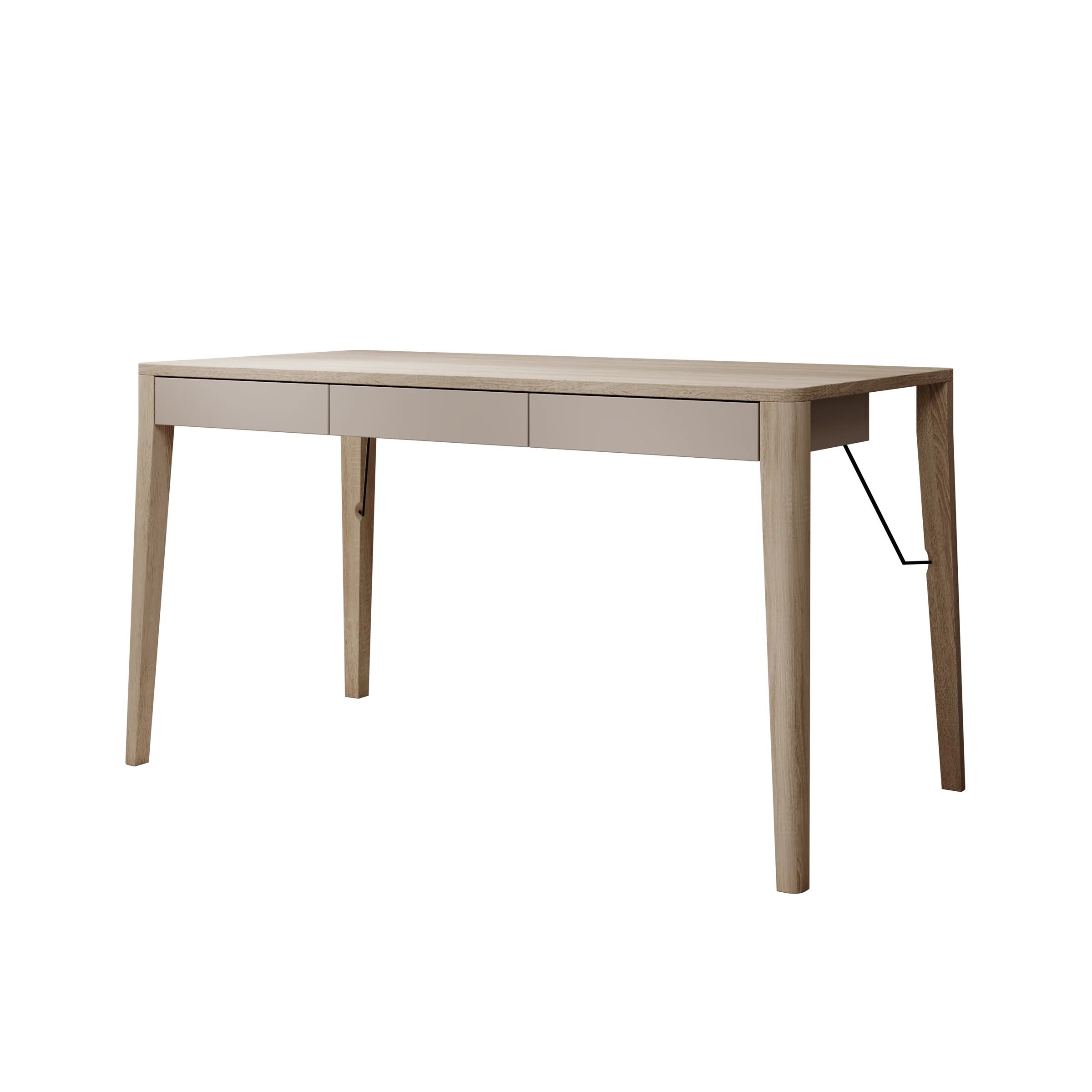 Mazar - Bureau - Licht Eiken - 139x71 cm - Image 7