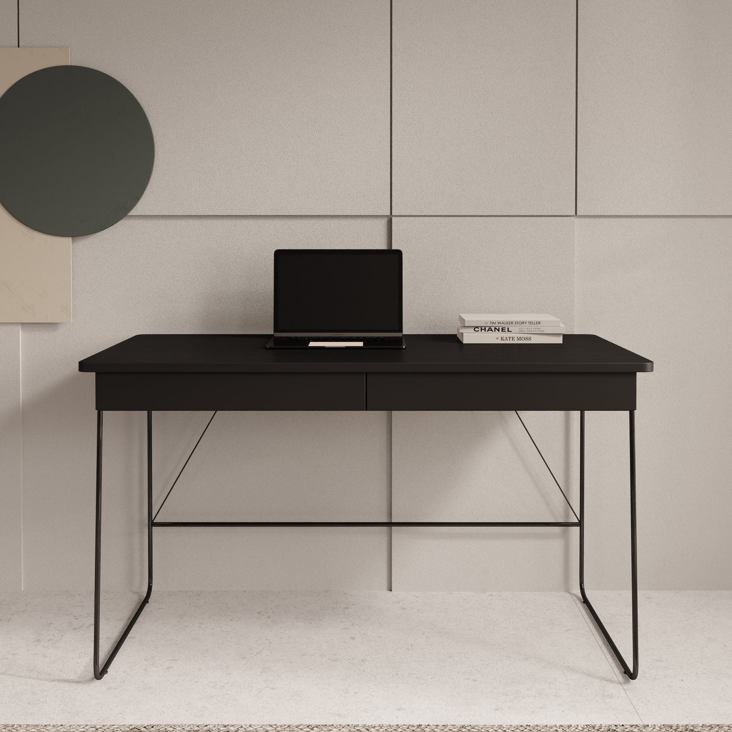 Medea - Bureau - Zwart - 135x67x77 cm - Image 3