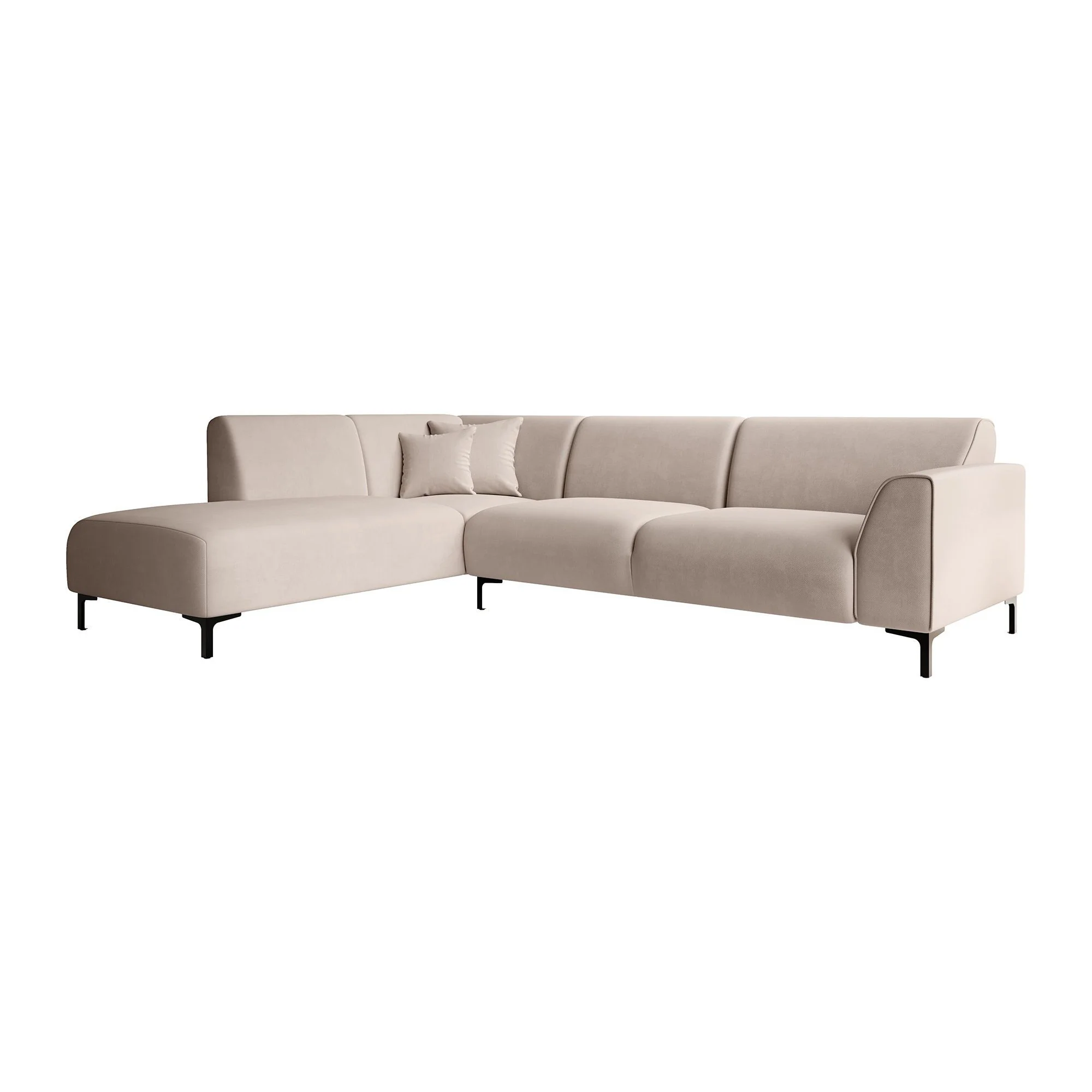 Moana - Hoekbank 4-zits met chaise longue - Stof beige - Links - Image 5