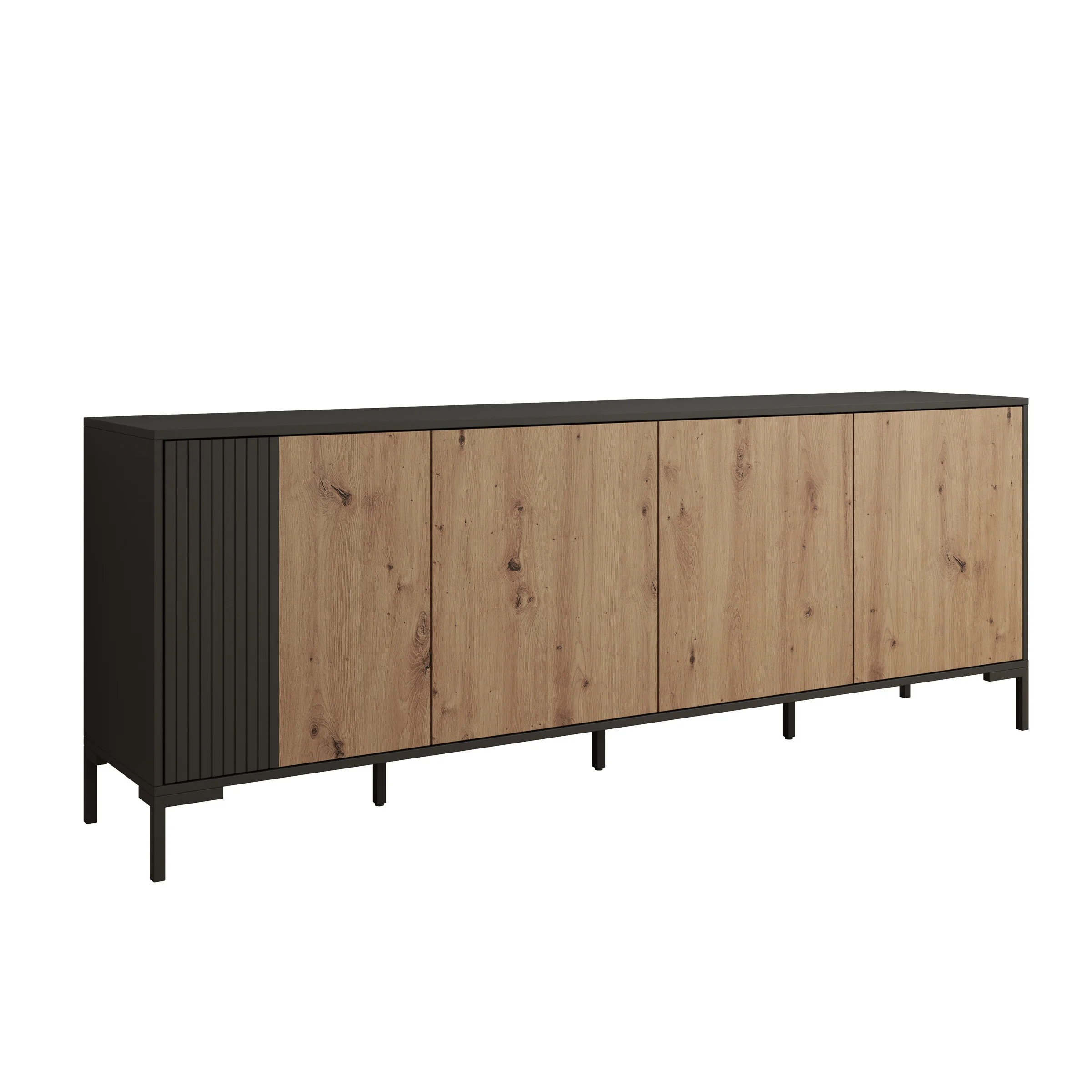 Molina - Dressoir - Eiken - 200x40x74 cm - Image 6