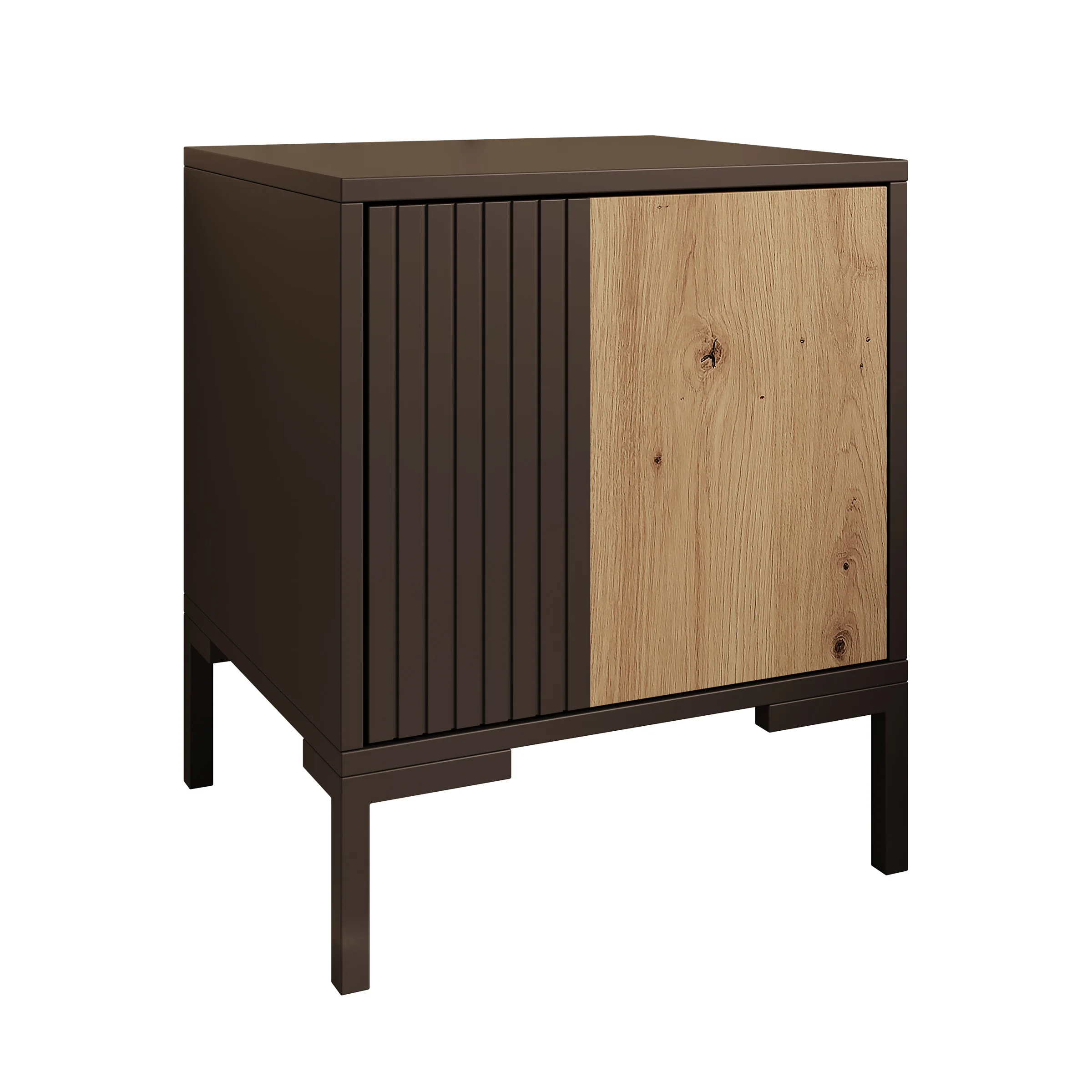 Molina - Nachtkastje set van 2 - Zwart - 44x40x49 cm - Image 4