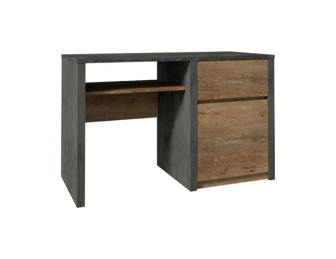 Monaco  - Bureau - Eiken/grijs - 120x53 cm - Image 5