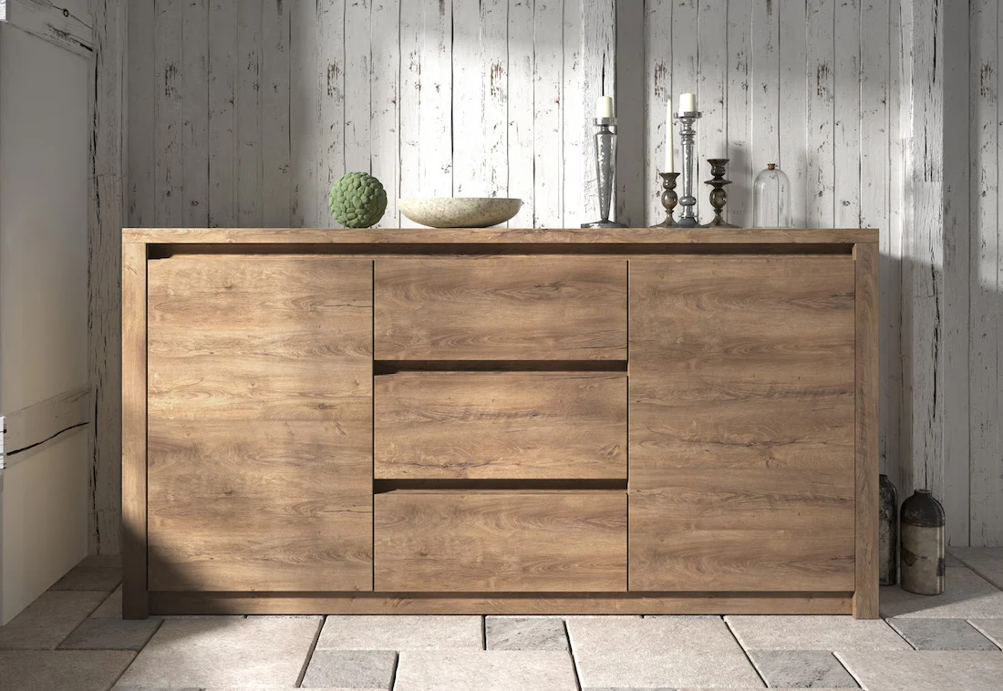 Monaco - Dressoir - Eiken - 140x43x80 cm - Image 3