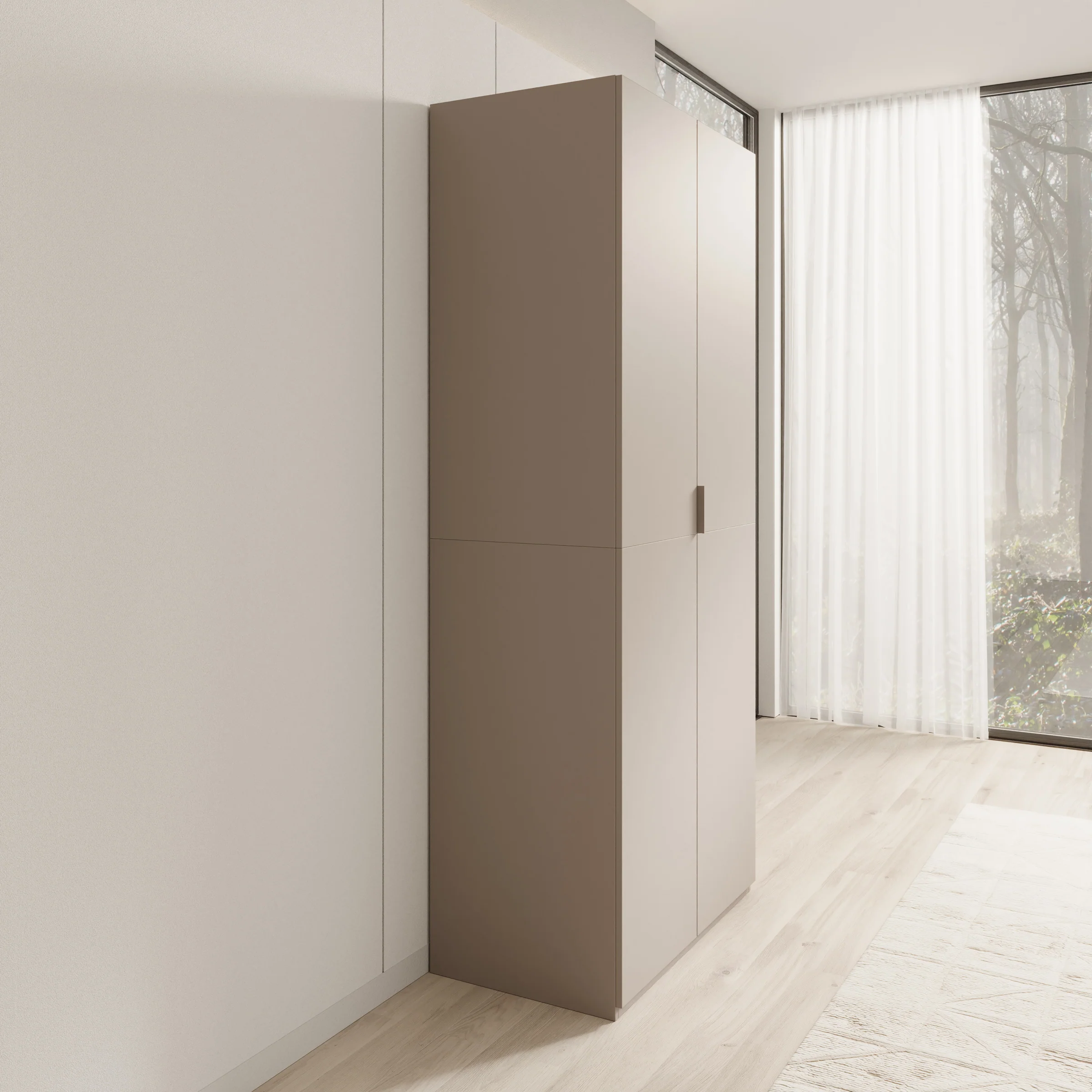 Montclair - Kledingkast 2-deurs - Beige - 90x53x215 cm - Image 4