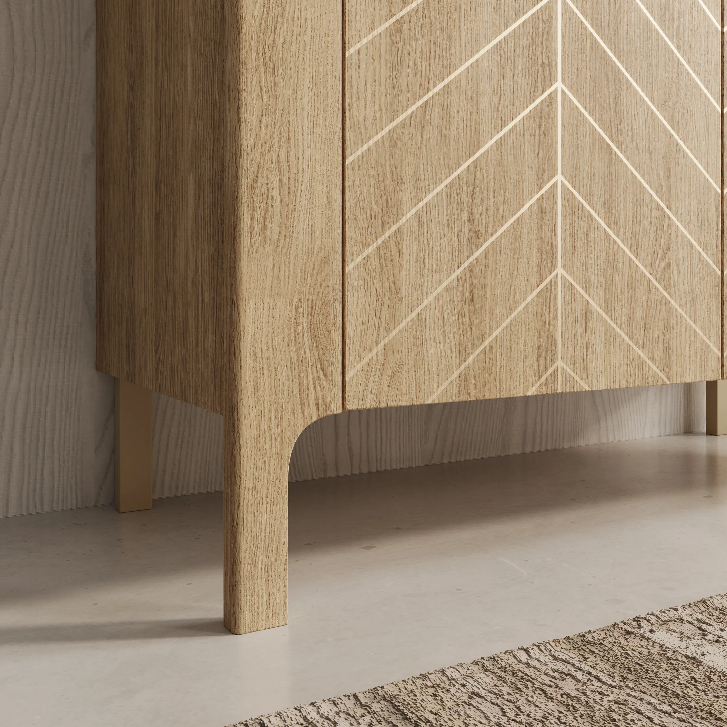 Montera - Dressoir - Eikenpatroon - 103x41x96 cm - Image 6