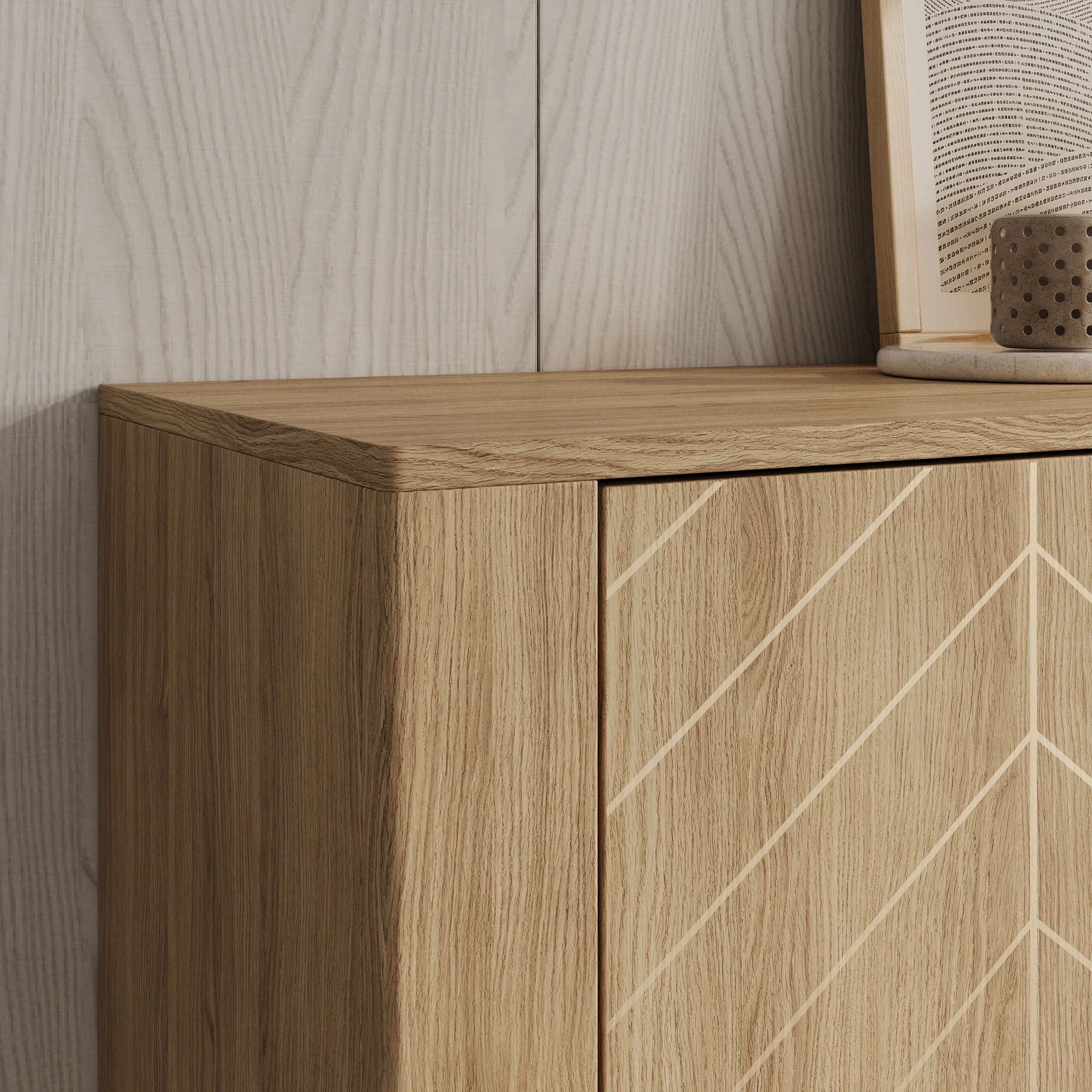 Montera - Dressoir - Eikenpatroon - 154x41x96 cm - Image 7