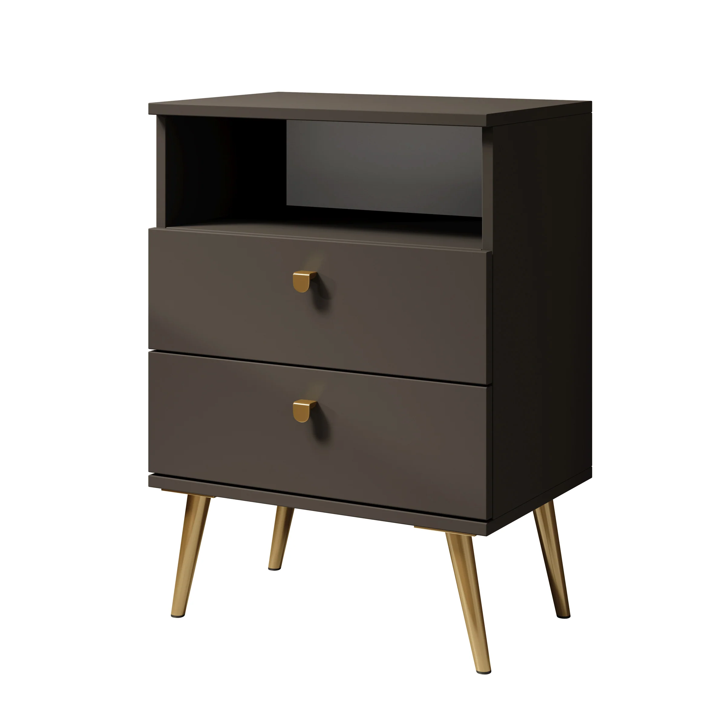 Hidde - Nachtkastje - Bruin - 50x36x69 cm - Image 5