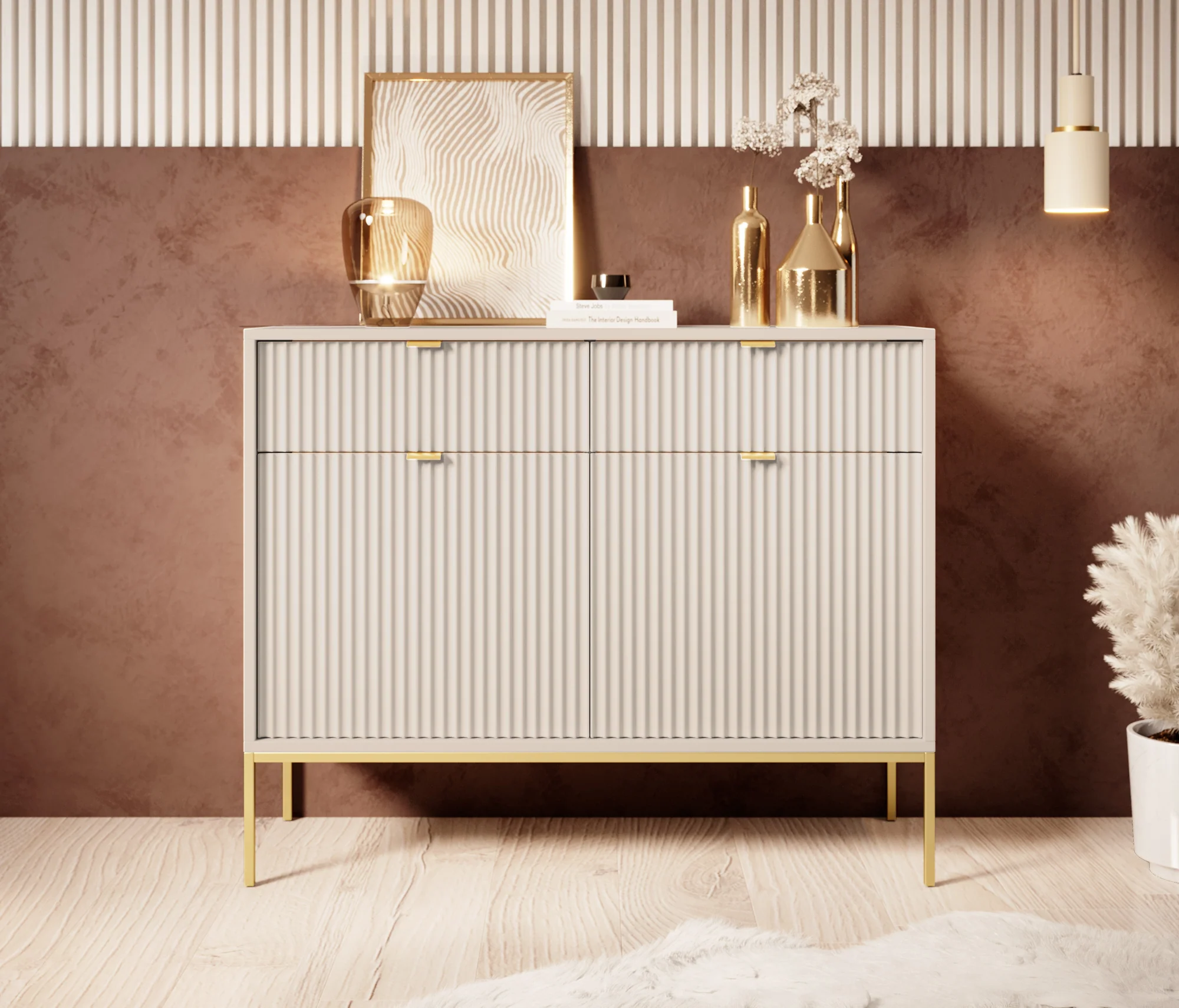 Navil 2 - Dressoir - Beige - 104x39x83 cm - Image 2