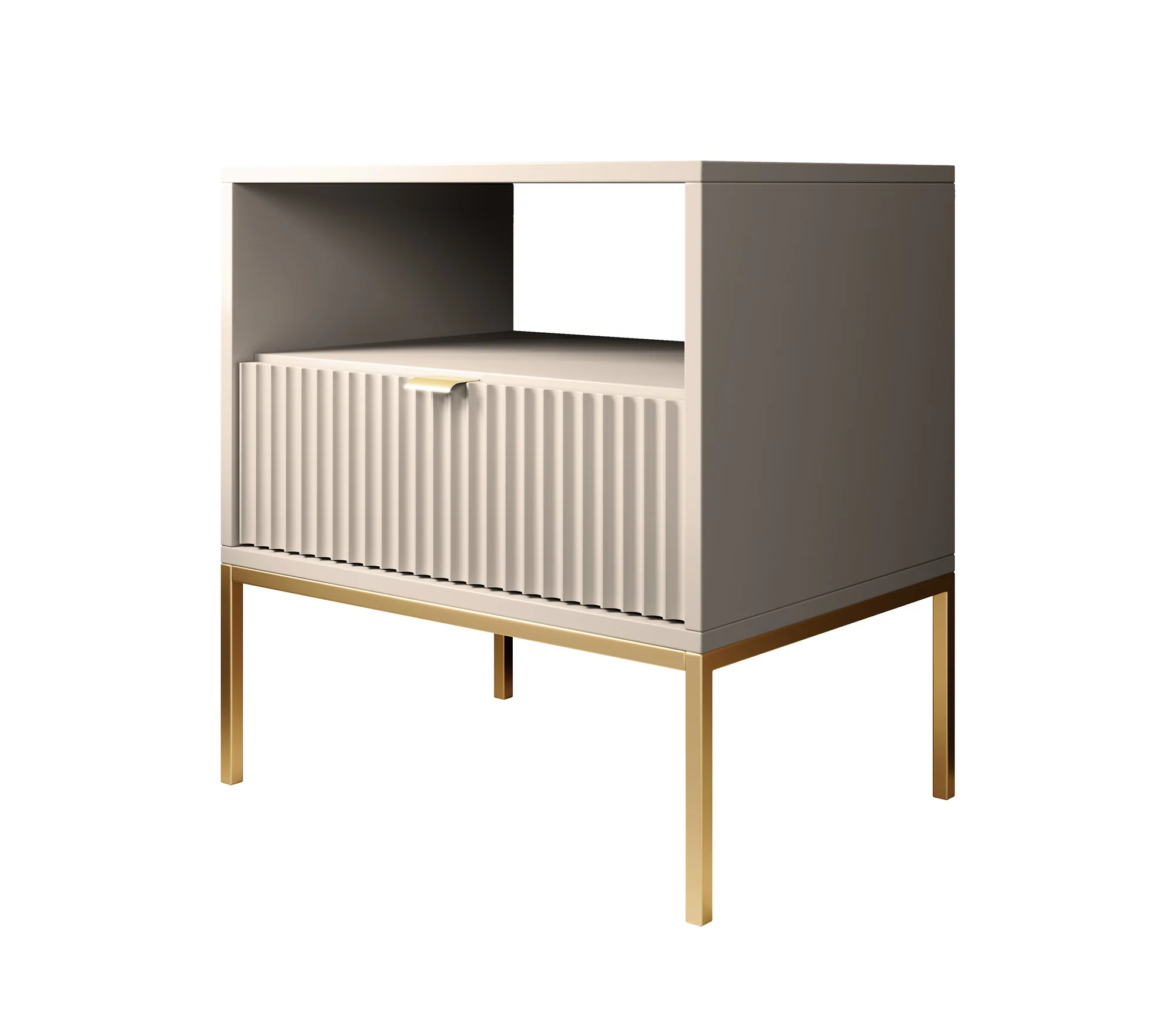Navil 2 - Nachtkastje - Beige - 54x39x56 cm - Image 5