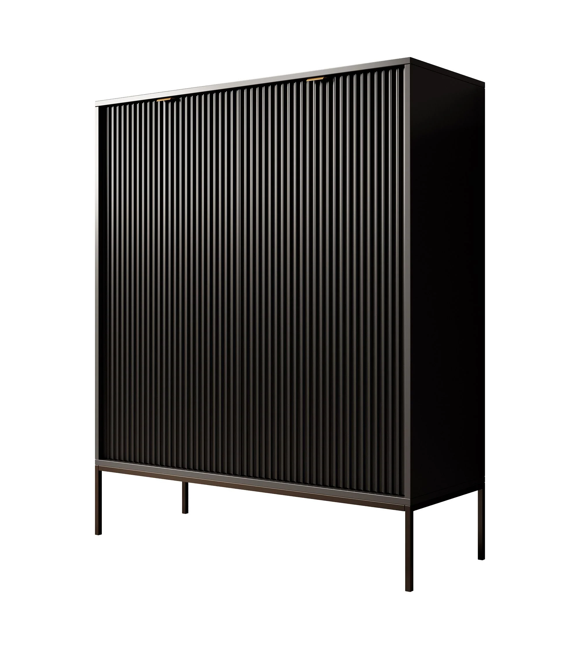 Navil - Dressoir - Zwart - 104x39x125 cm - Image 6