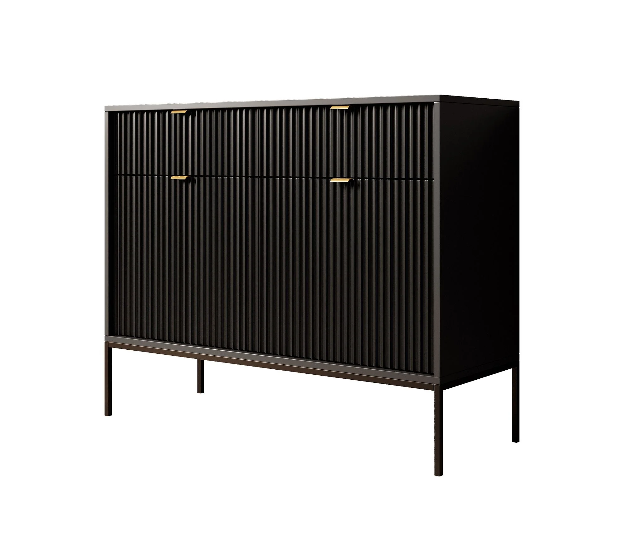 Navil - Dressoir - Zwart - 104x39x83 cm - Image 6