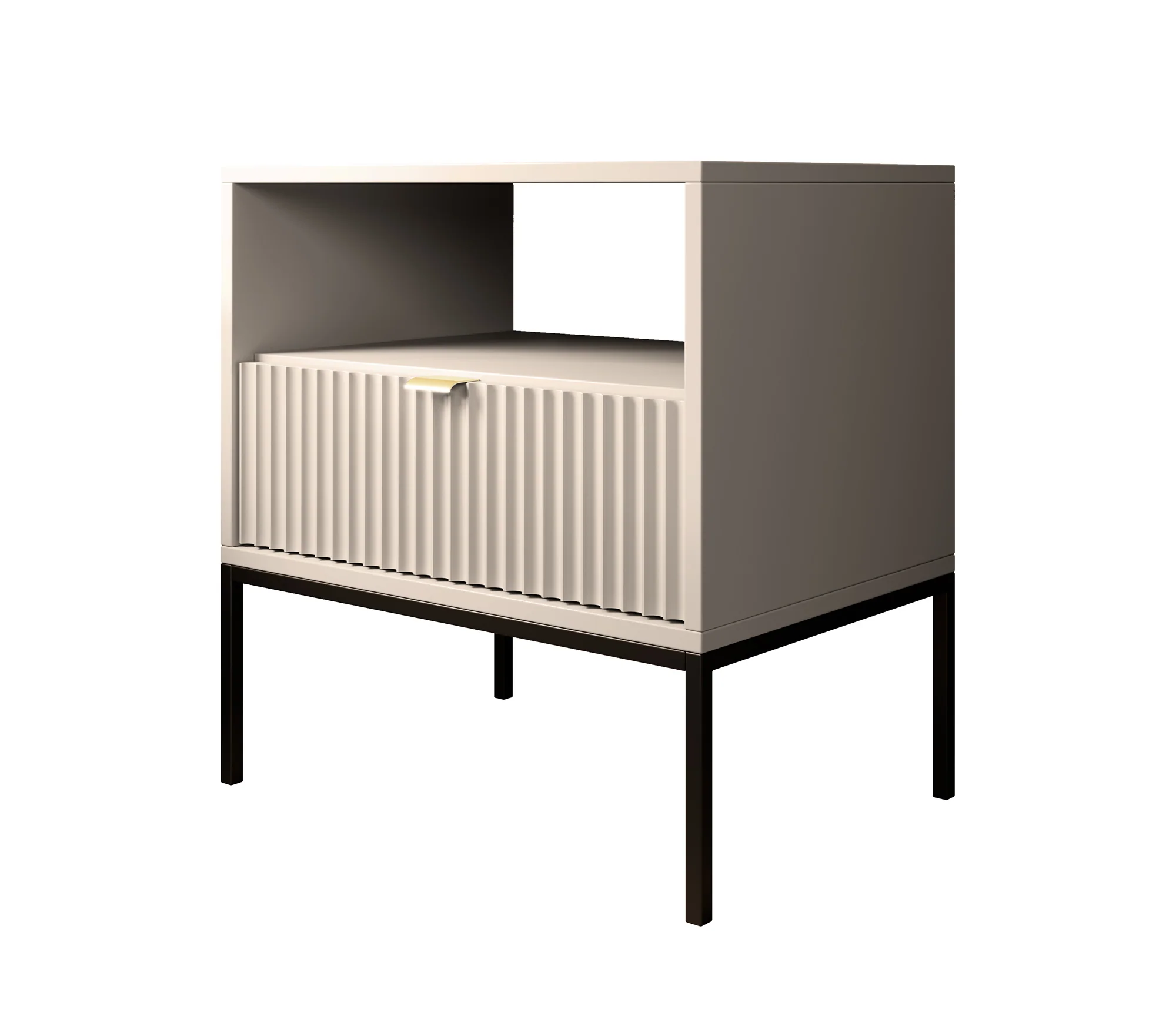 Navil - Nachtkastje - Beige - 54x39x56 cm - Image 5
