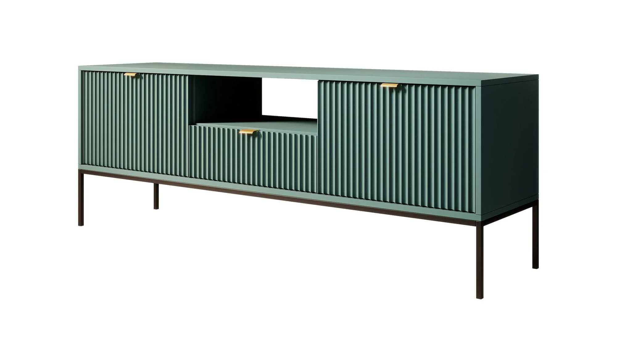 Navil - TV-Meubel - Groen  - 154x39x56 cm - Image 6