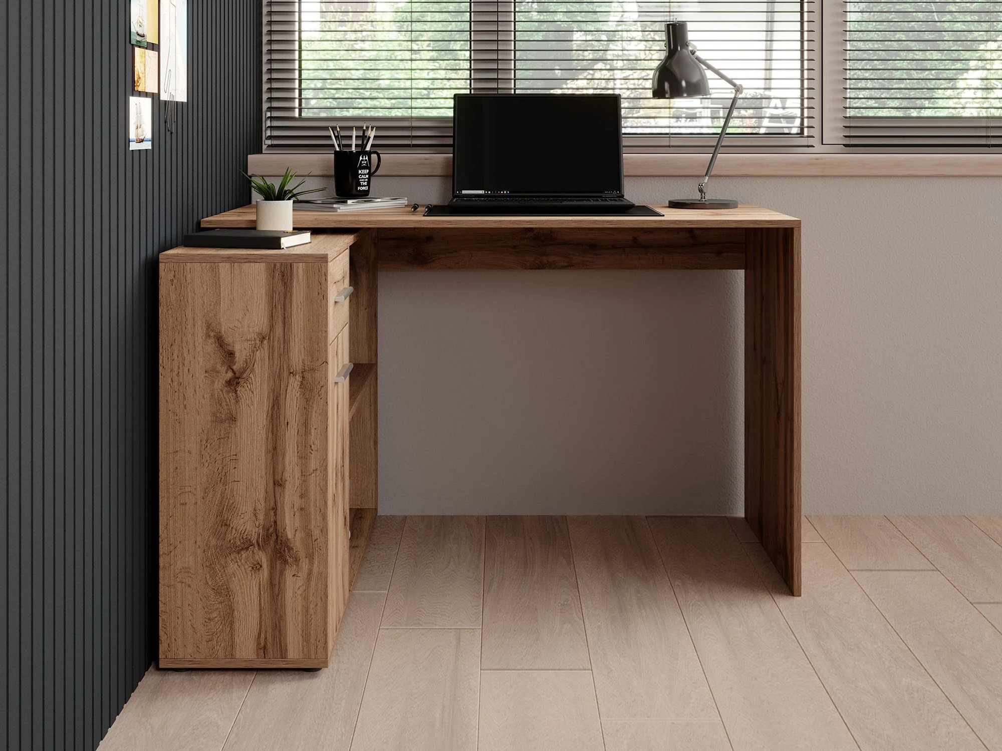 Nomi - Bureau - Eiken - 120x92 cm - Image 4