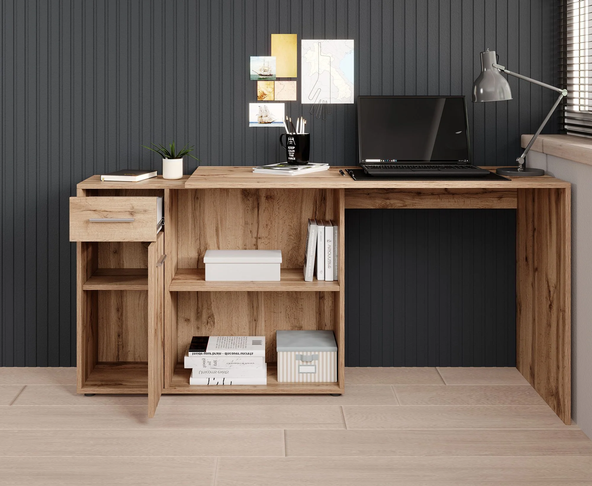 Nomi - Bureau - Eiken - 120x92 cm - Image 5