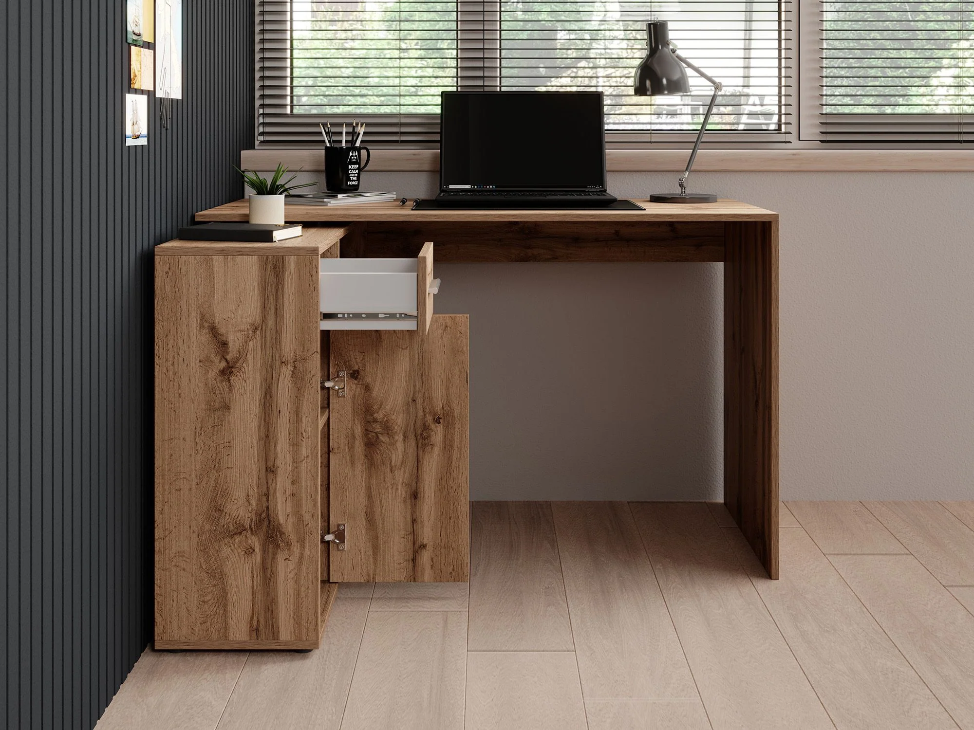 Nomi - Bureau - Eiken - 120x92 cm - Image 6