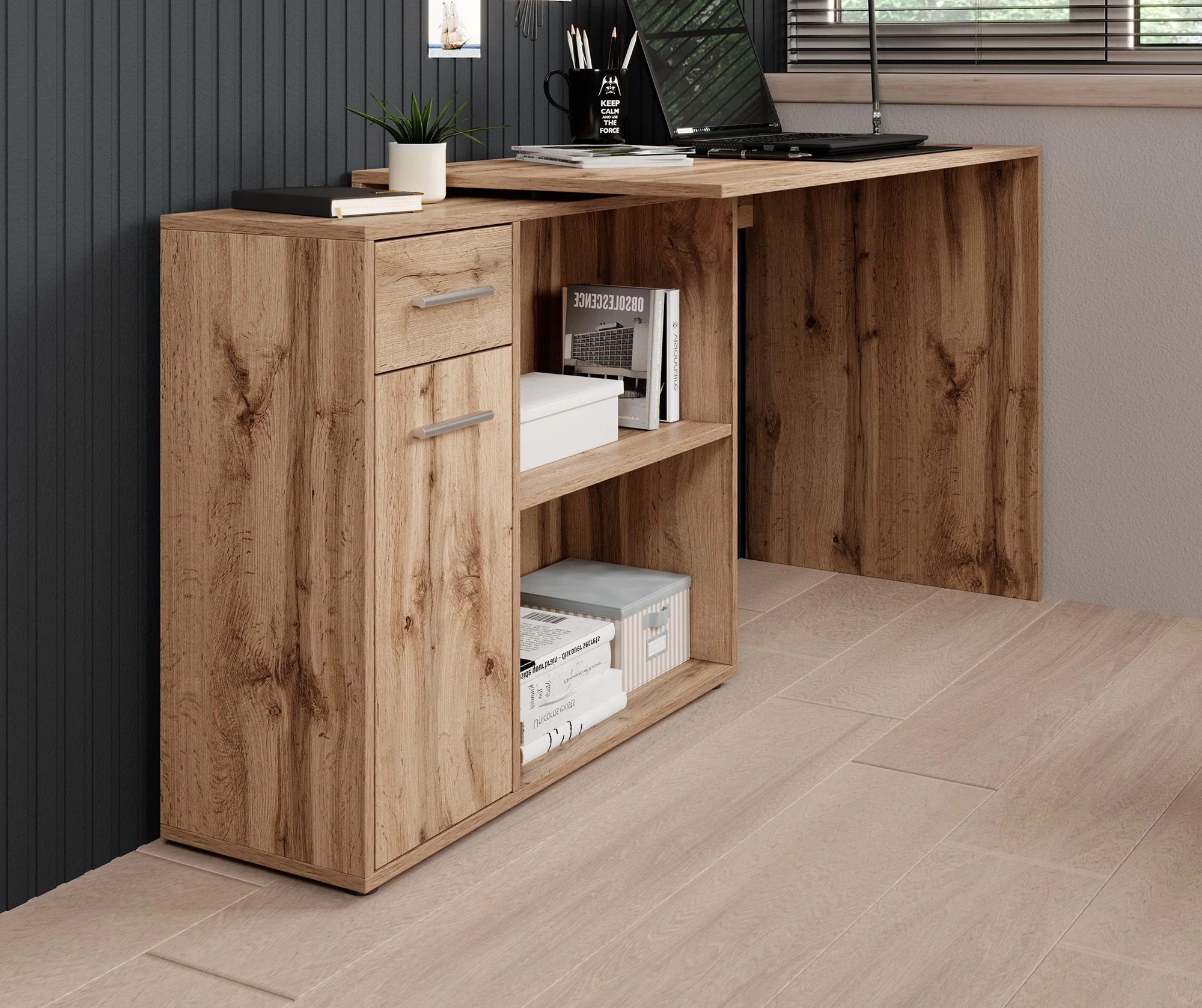 Nomi - Bureau - Eiken - 120x92 cm - Image 7